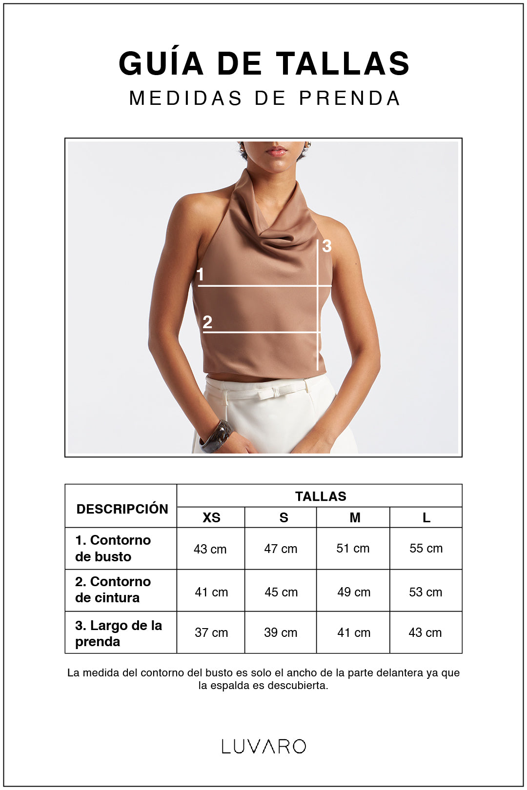 Blusa Halter Satinada - Perla