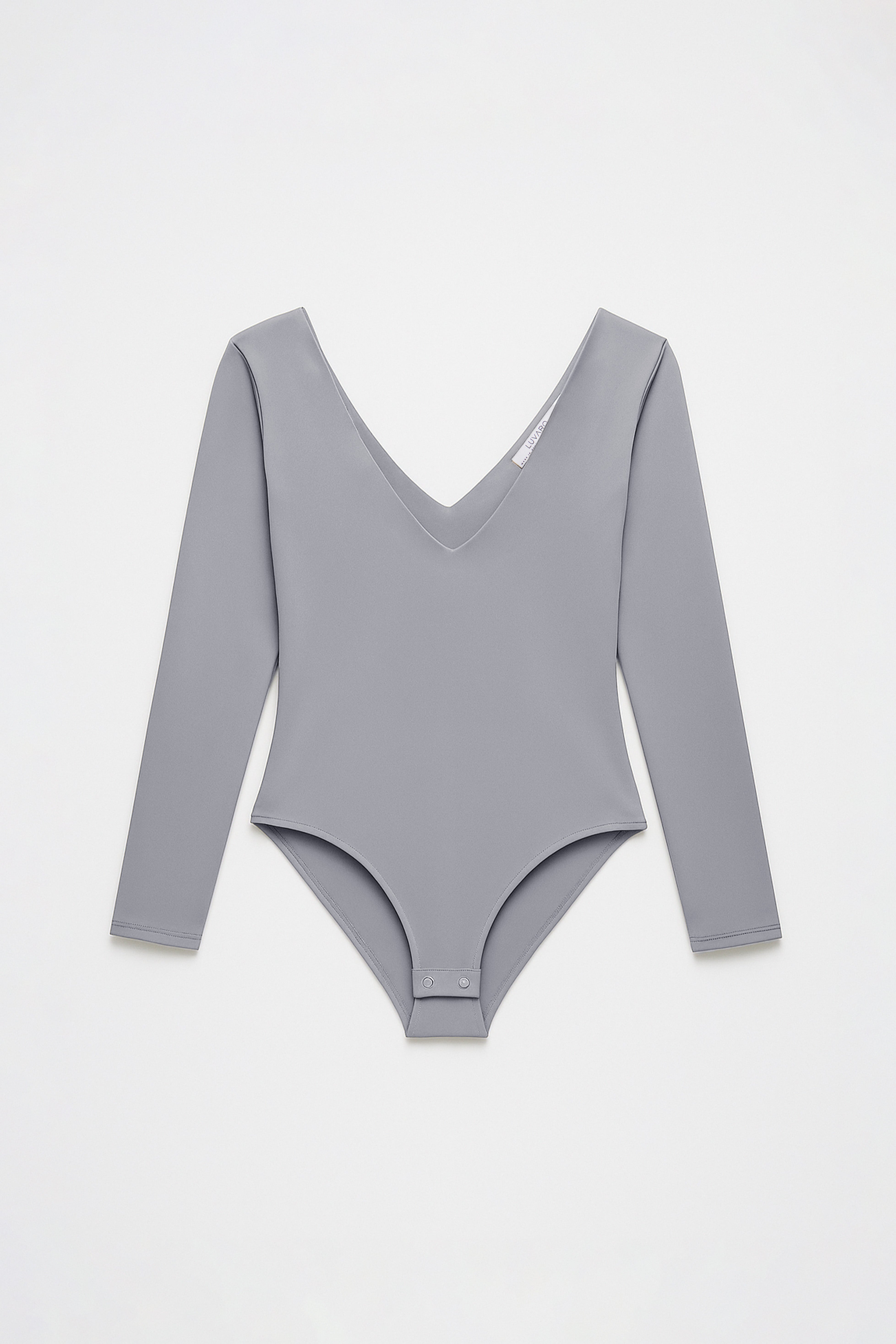 Body Escote V - Gris
