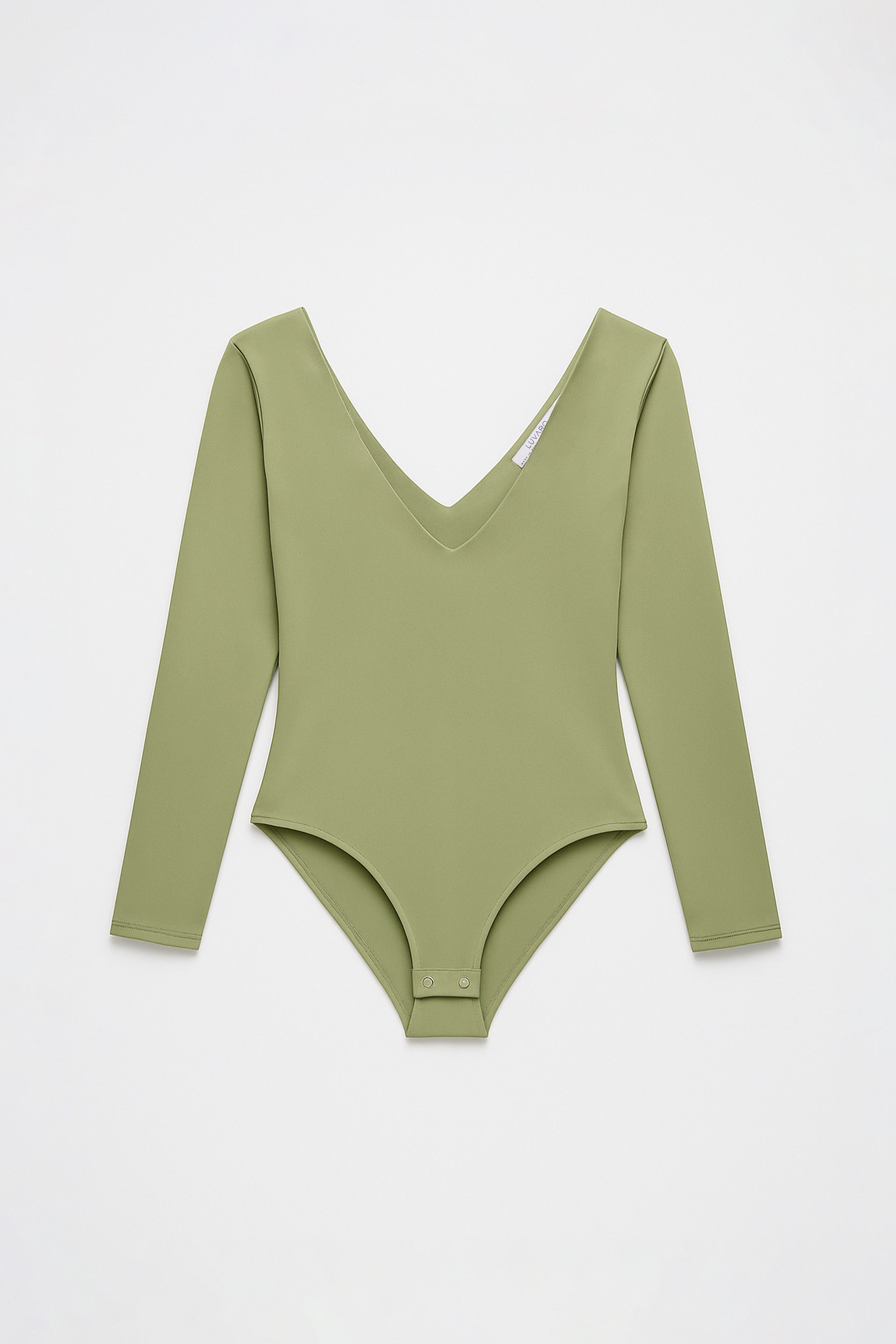 Body Escote V - Verde