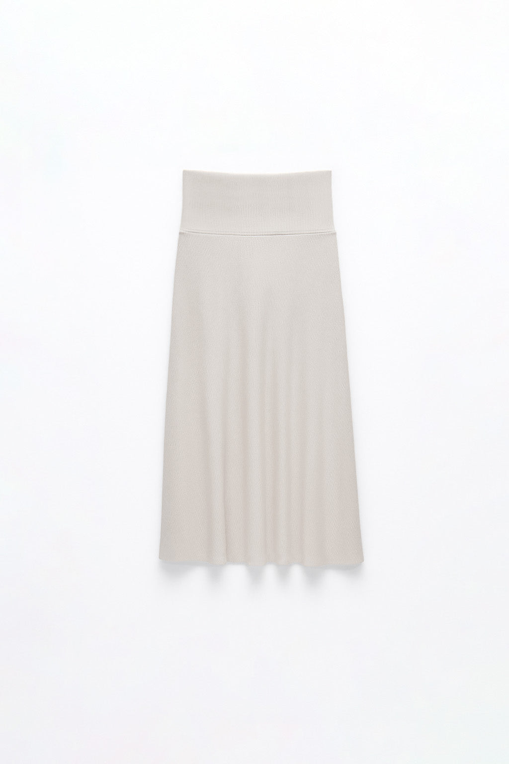 Falda Midi Pretina - Hueso