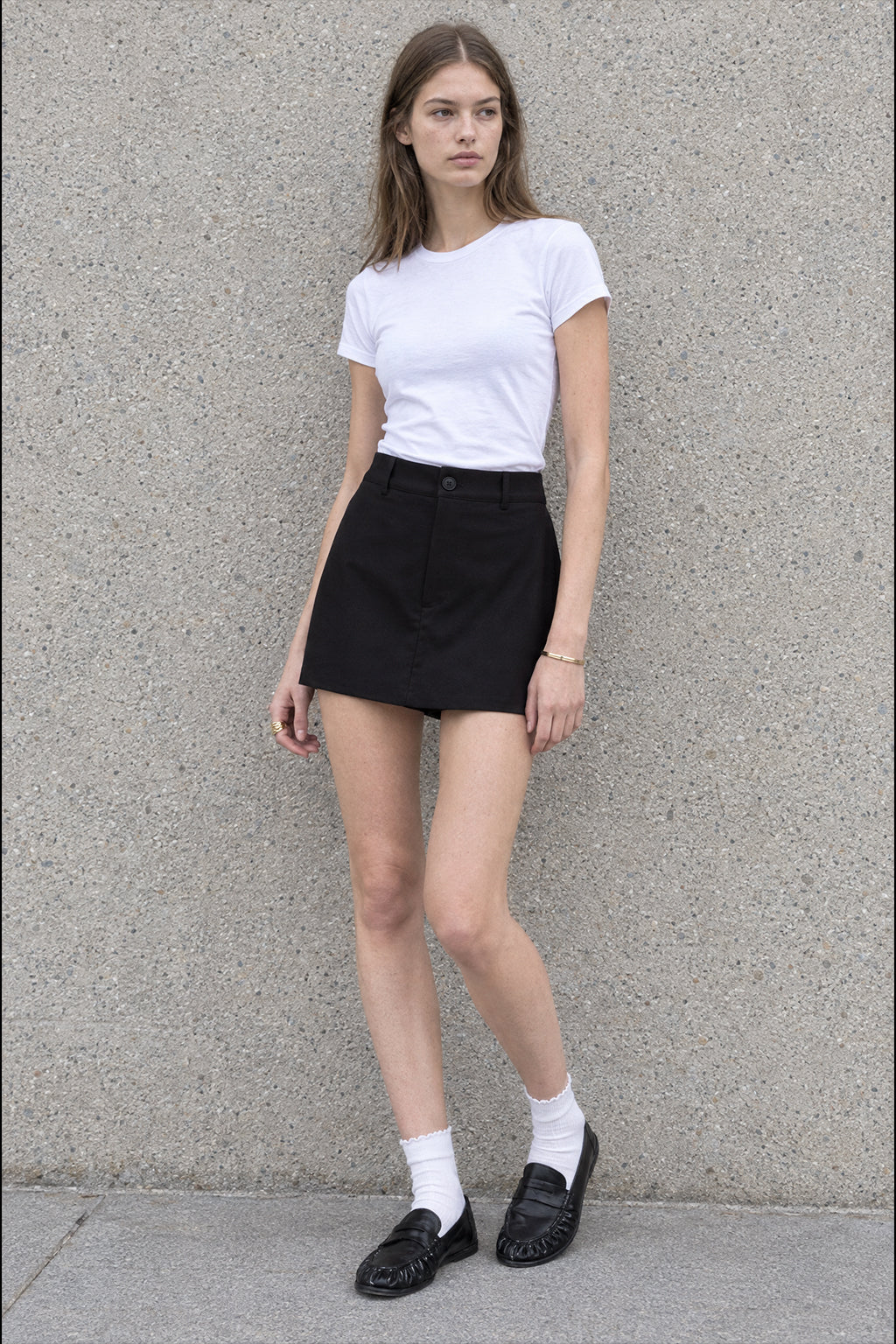 Mini Falda Sastre - Negro