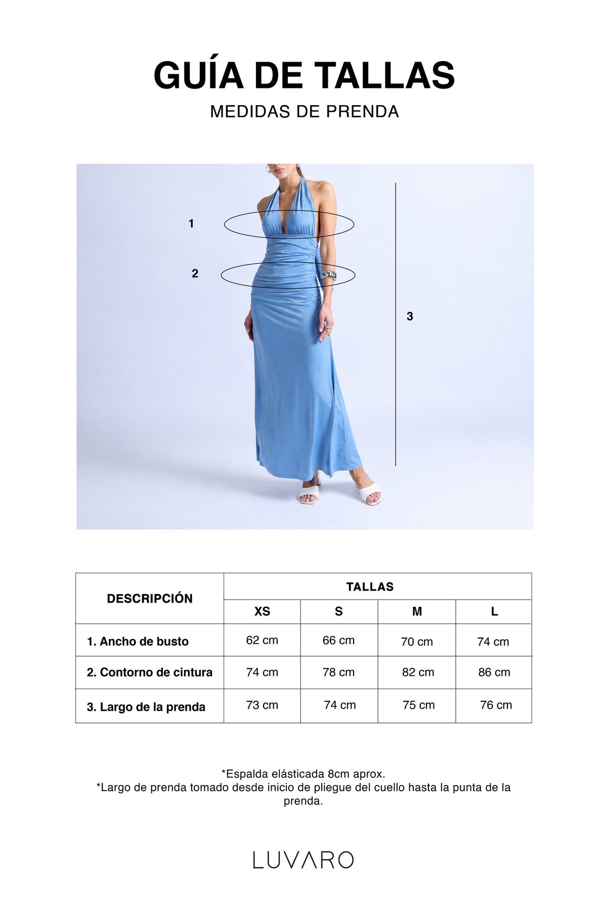 Vestido Halter Ribbon - Acero