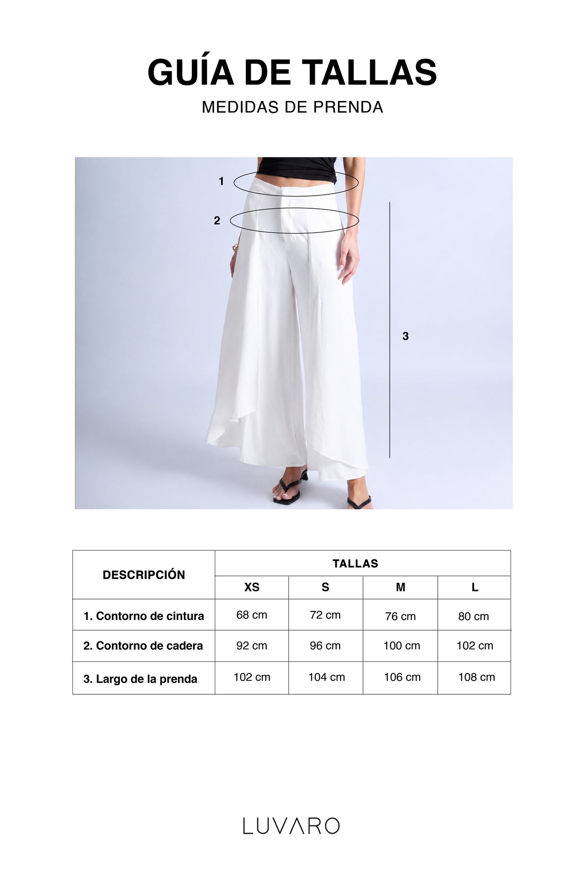Pantalón Fluido con Volantes - Perla