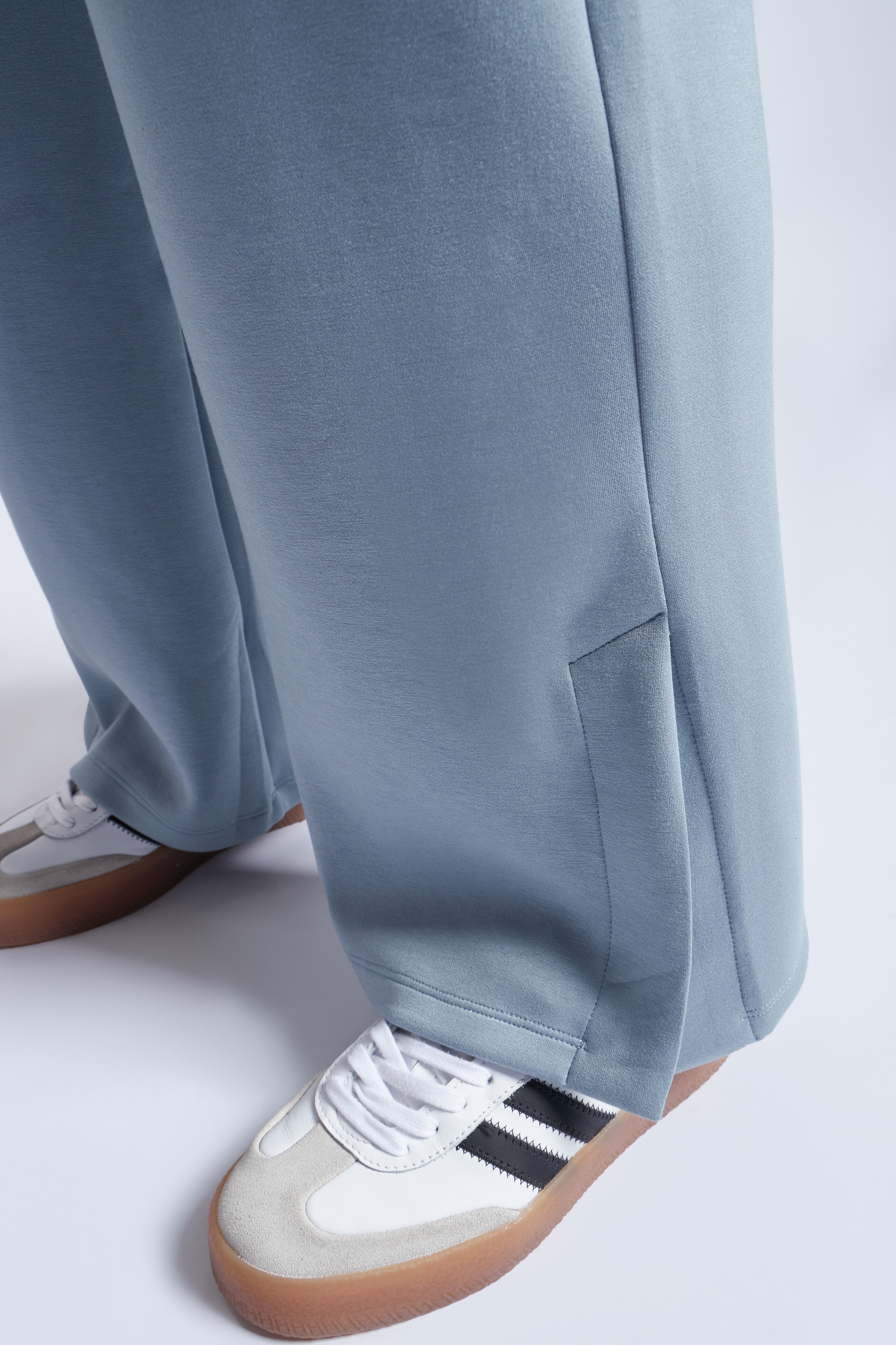 Pantalón Básico Elástico - Acero