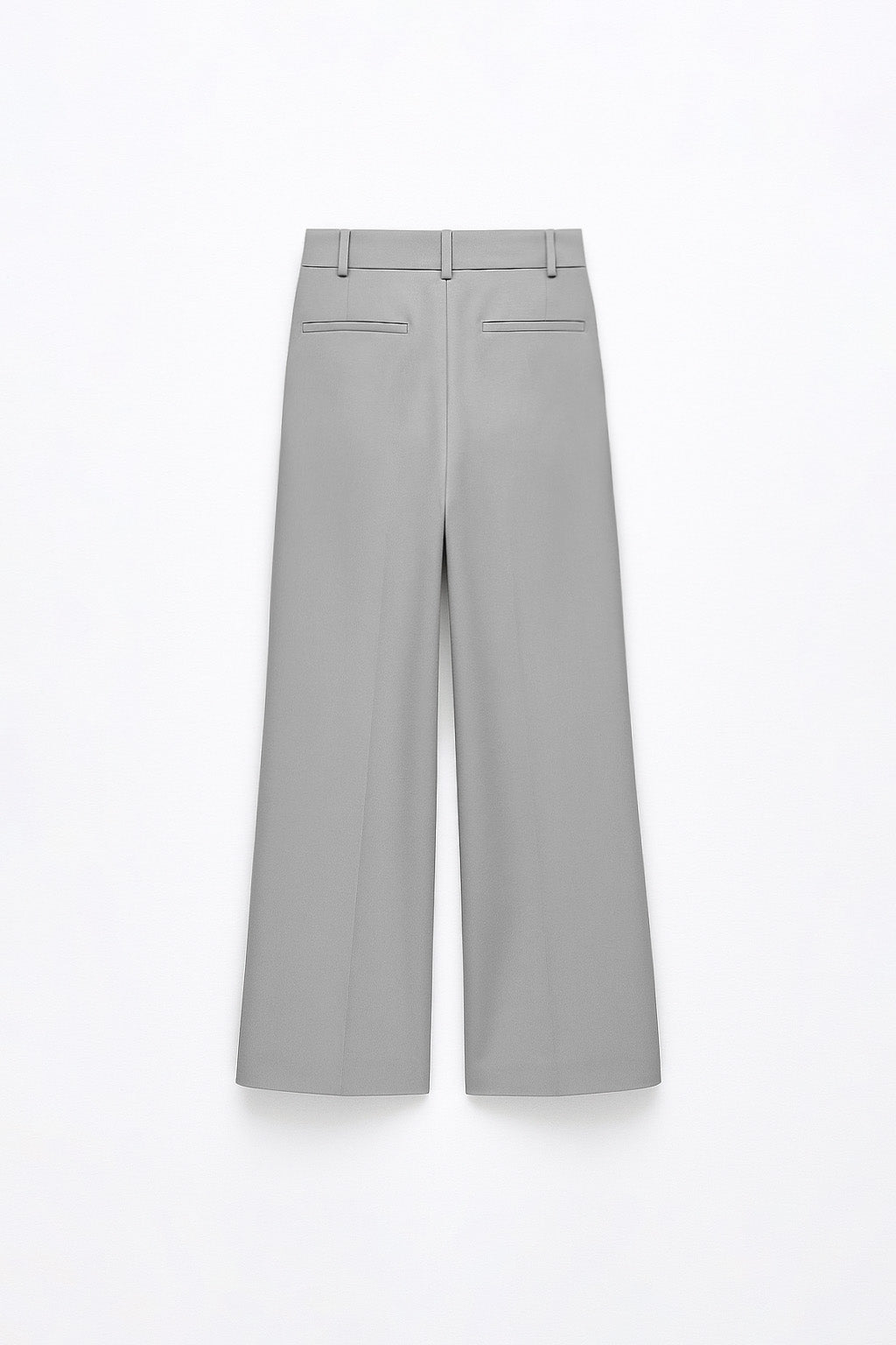 Pantalón Lino Pliegues - Gris