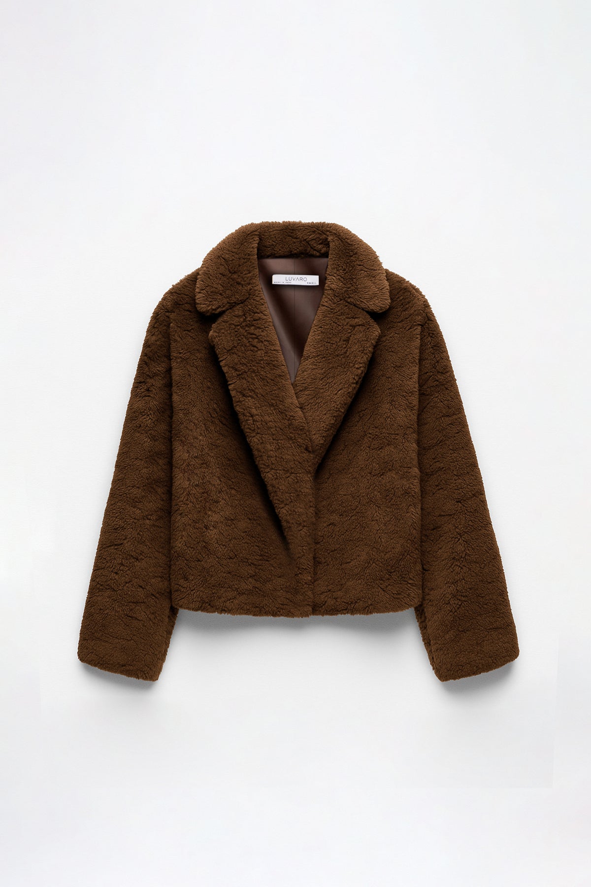 Faux Fur Jacket - Marrón