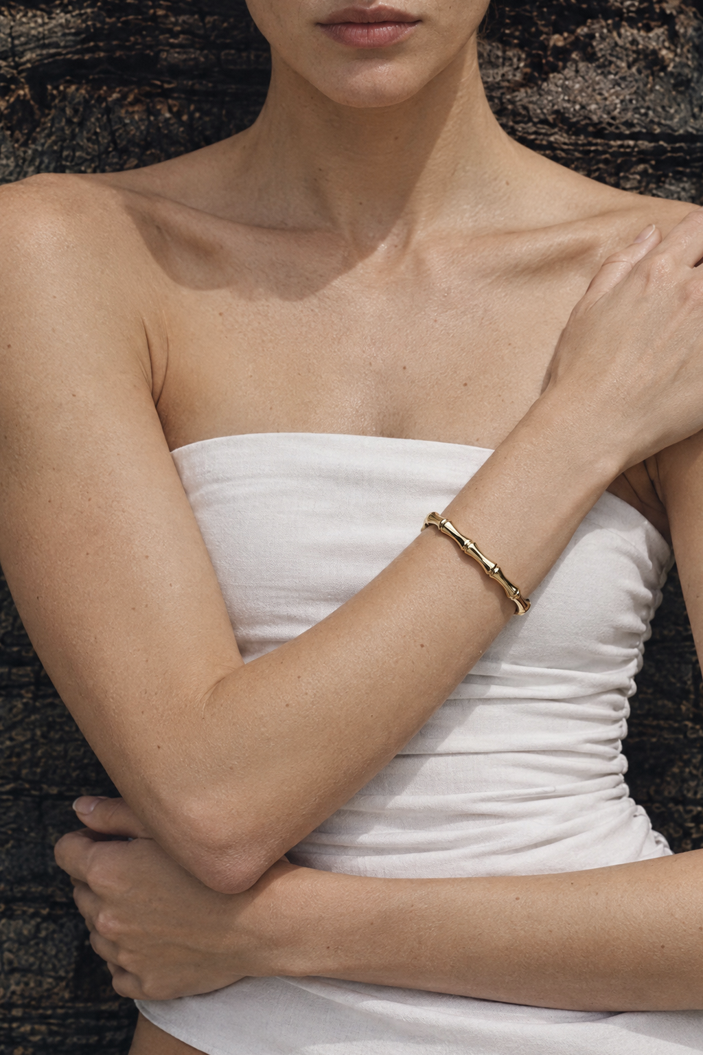 Pulsera Facetado A Varios - foto en modelo 1