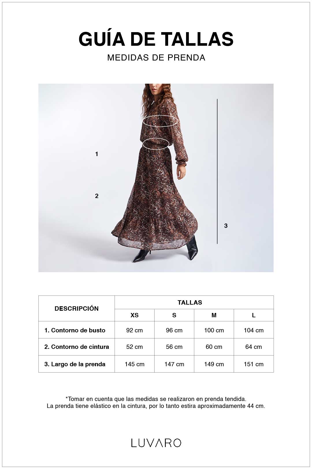 Vestido Largo Boho - Marrón