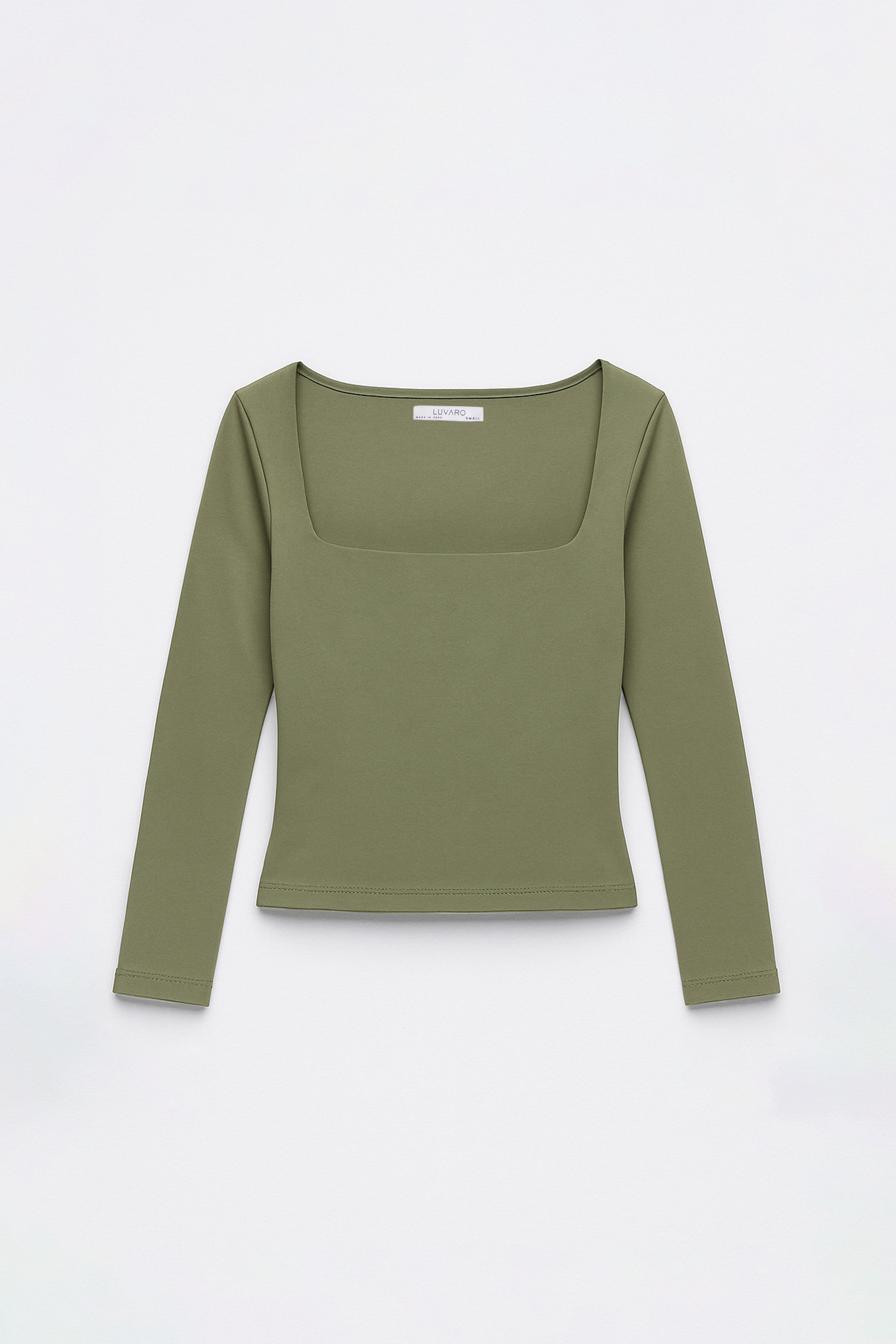 Top Escote Cuadrado - Verde Hoja