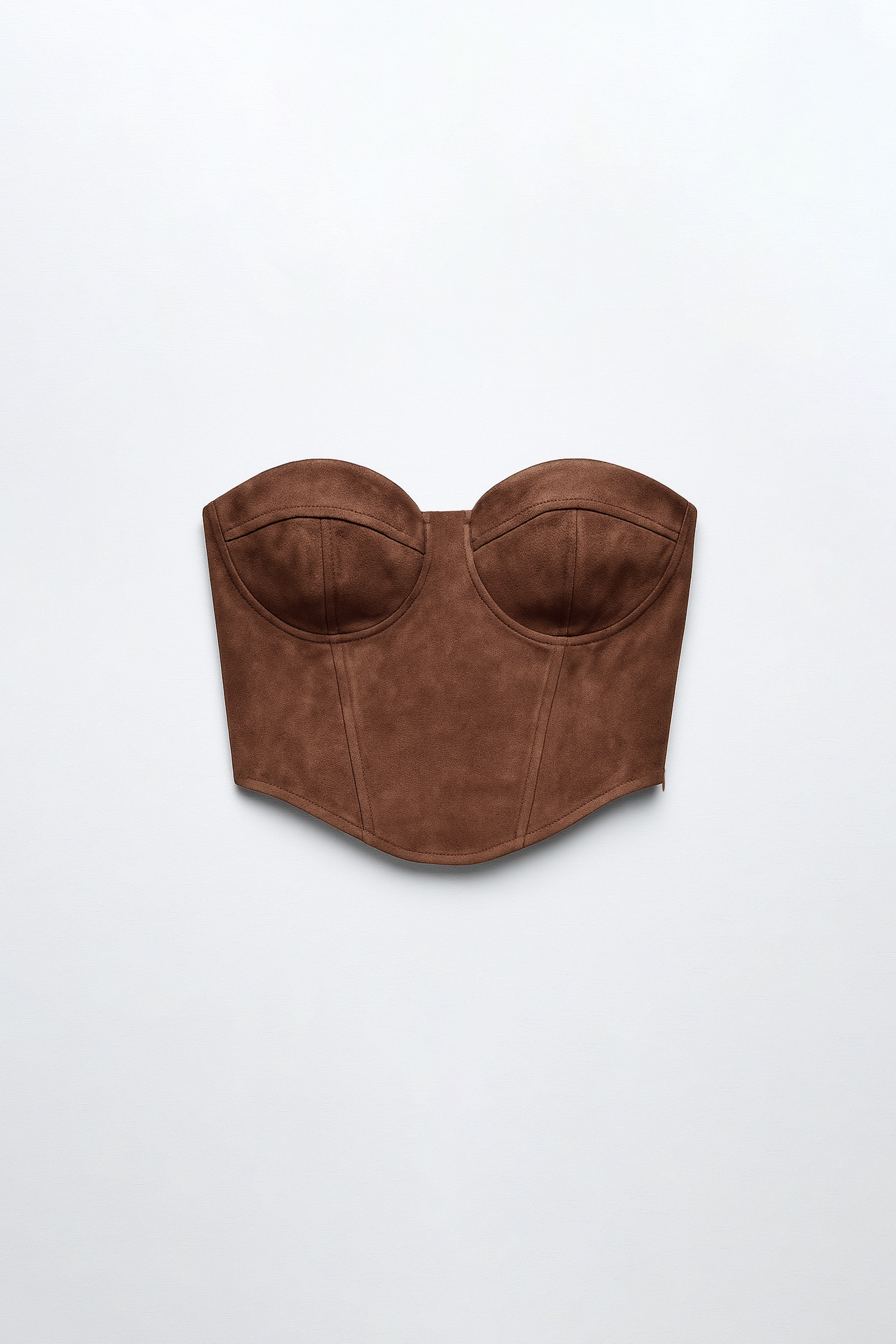 Top Corset Corazón - Chocolate
