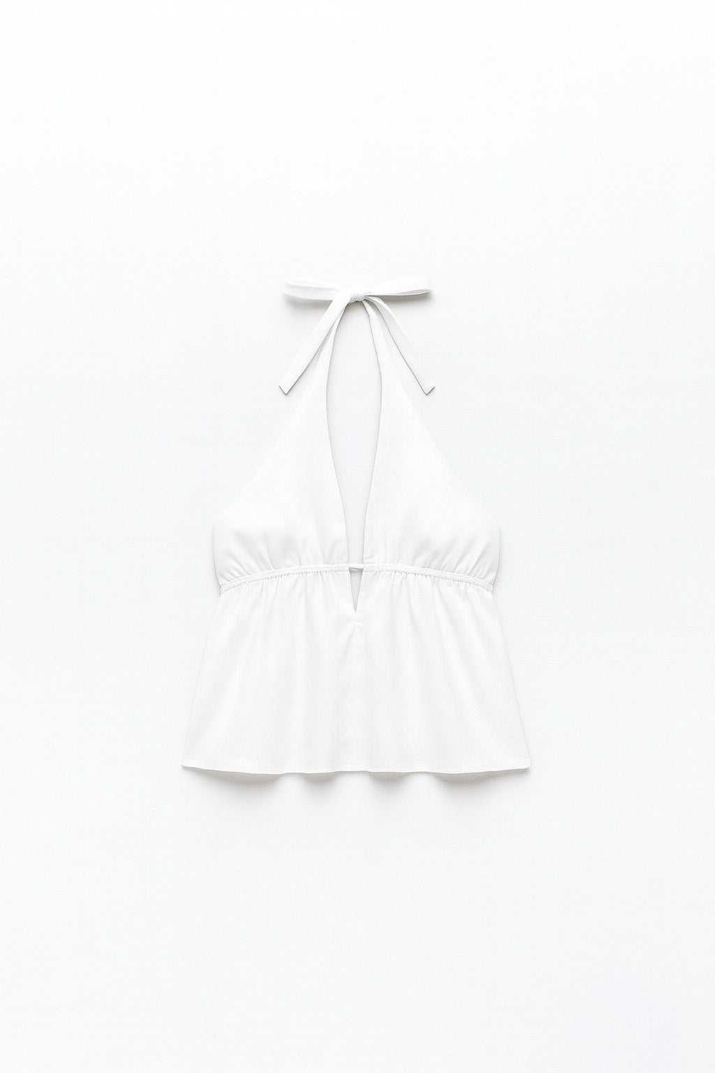 Top Halter Lino - Perla