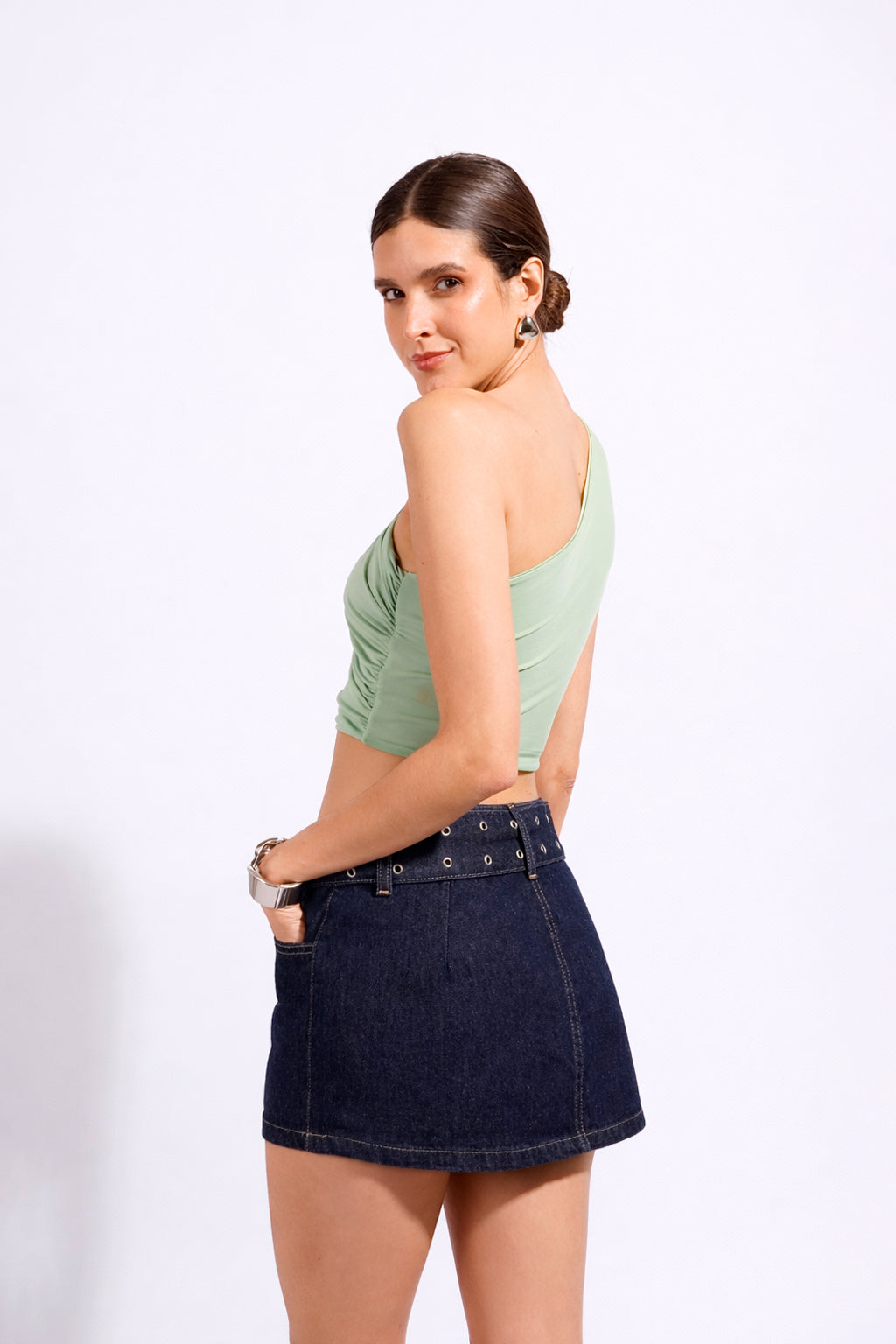 Top Amatista - Verde Claro