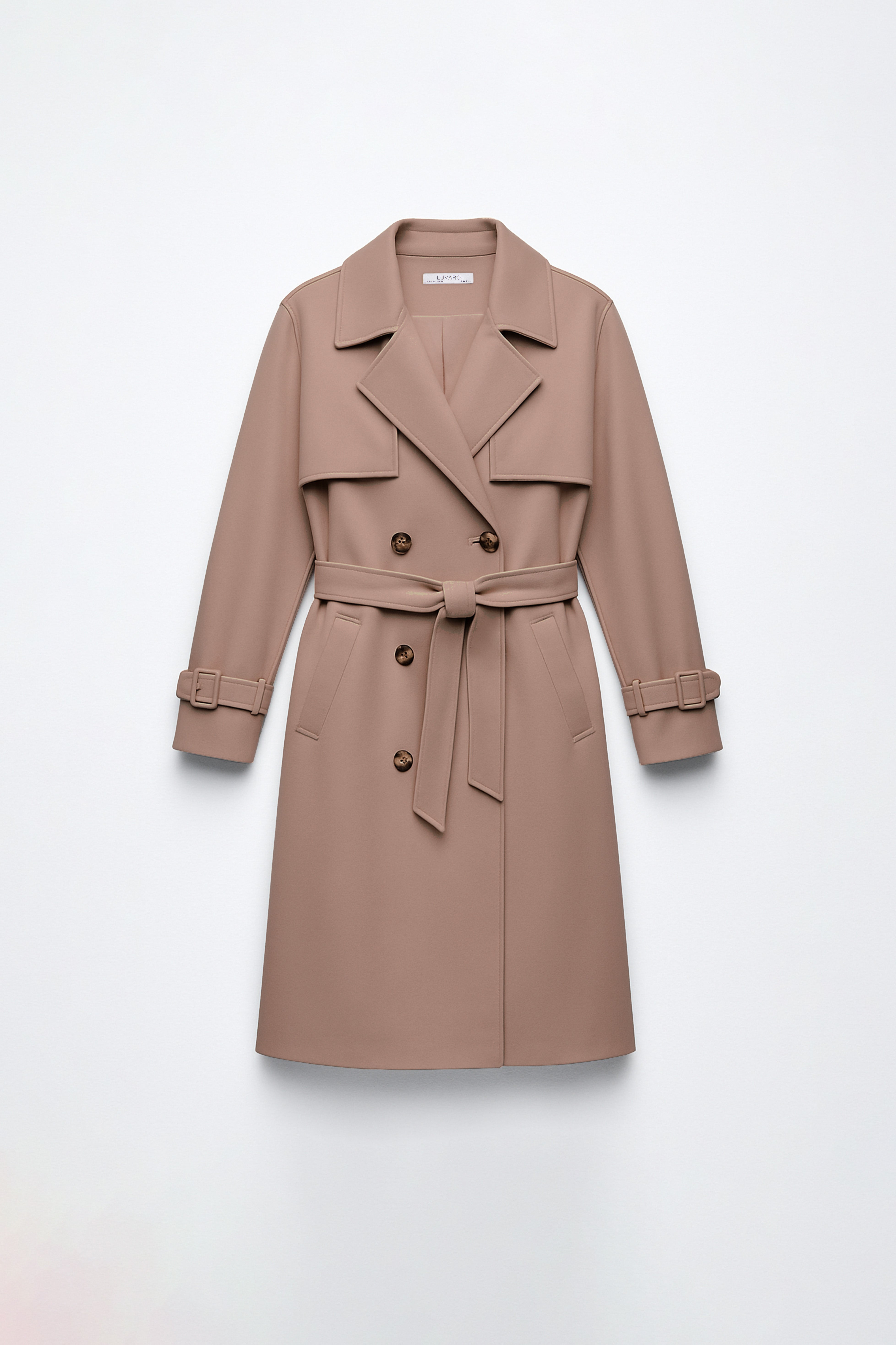Trench Coat Midi - Café