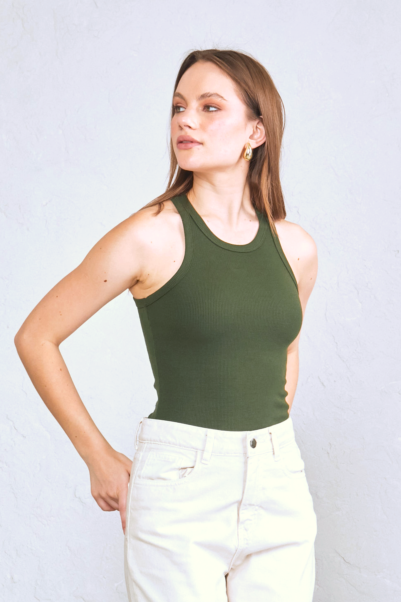 Top Mandy - Verde Militar