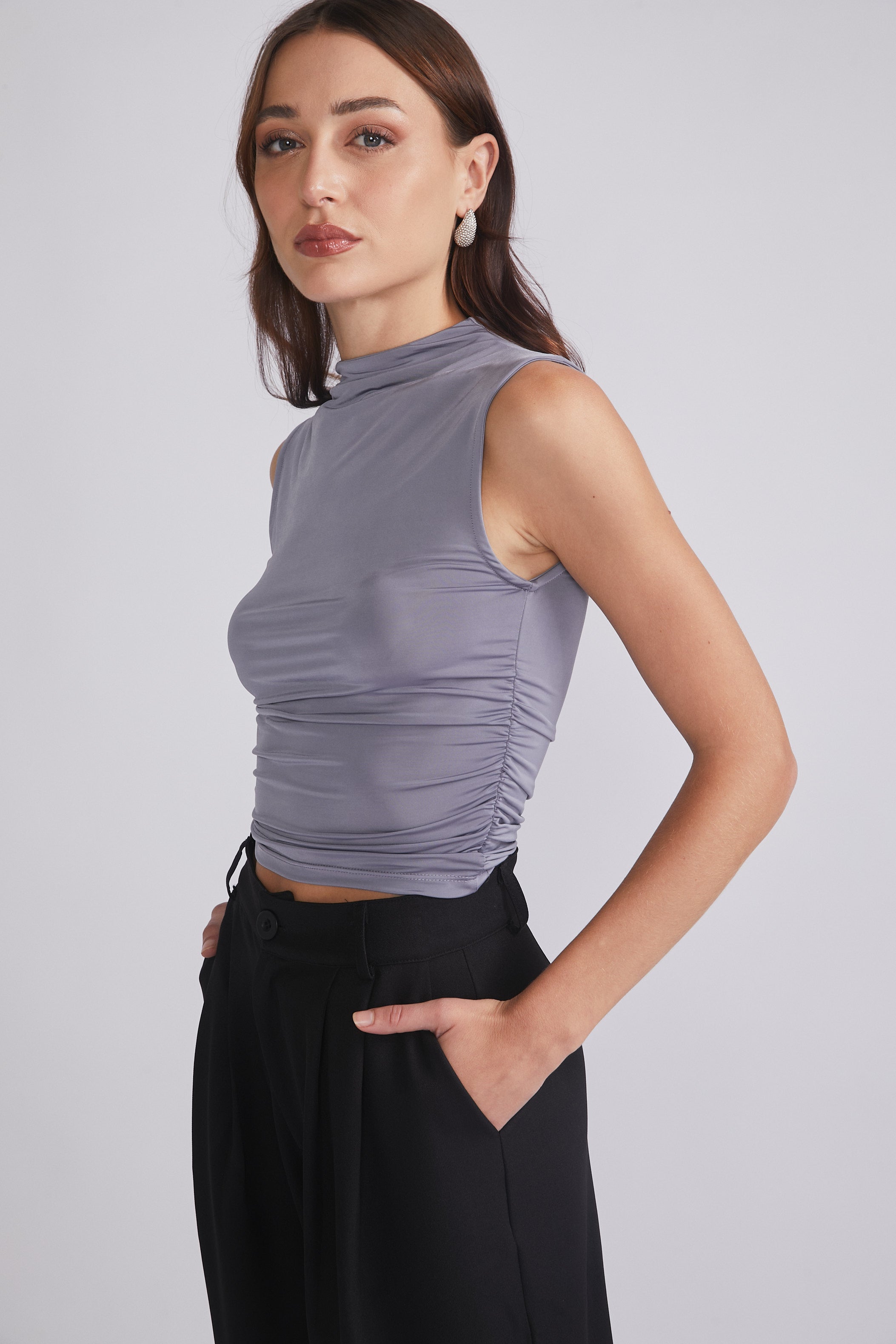 Top Lula - Gris