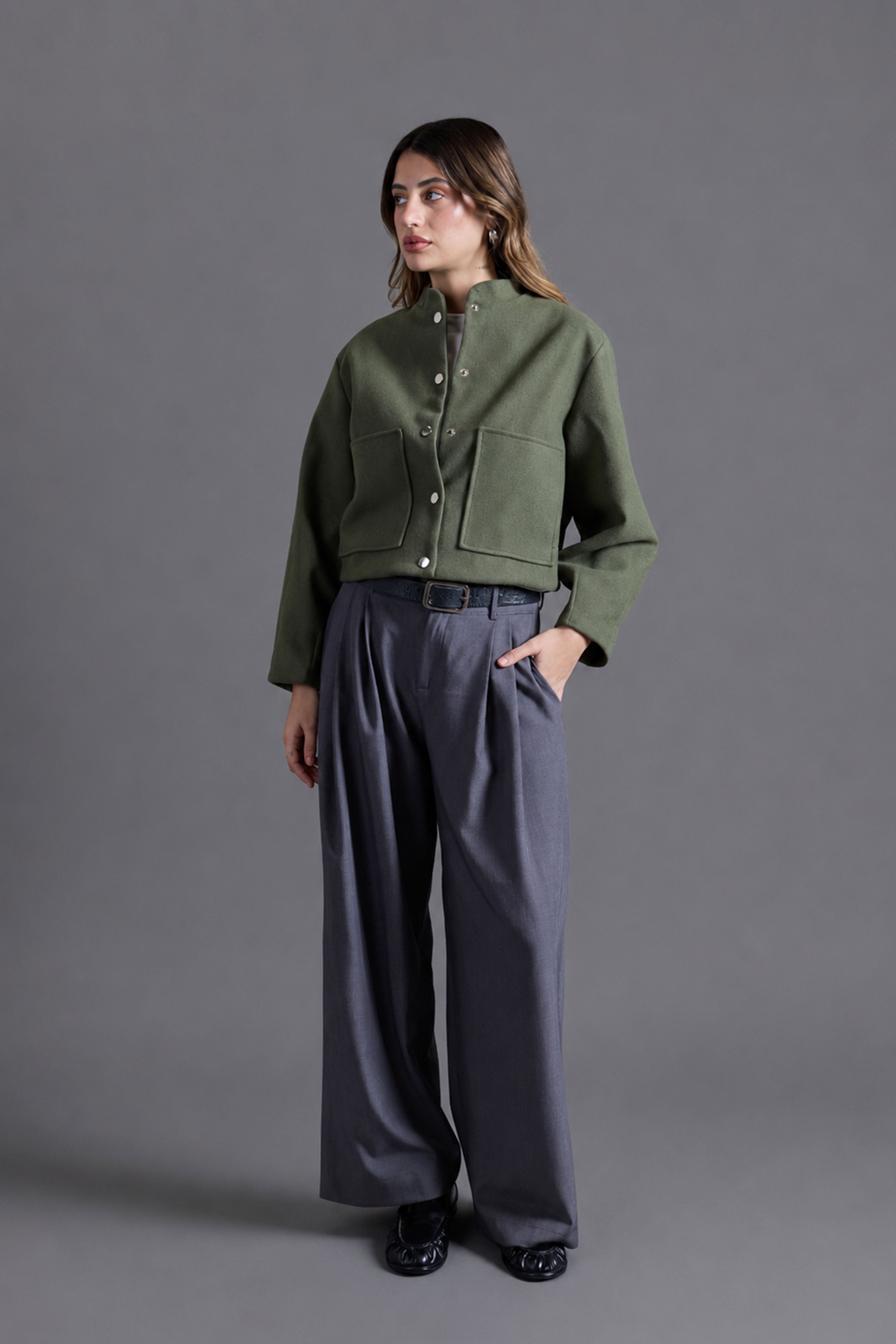 Casaca Bomber - Verde