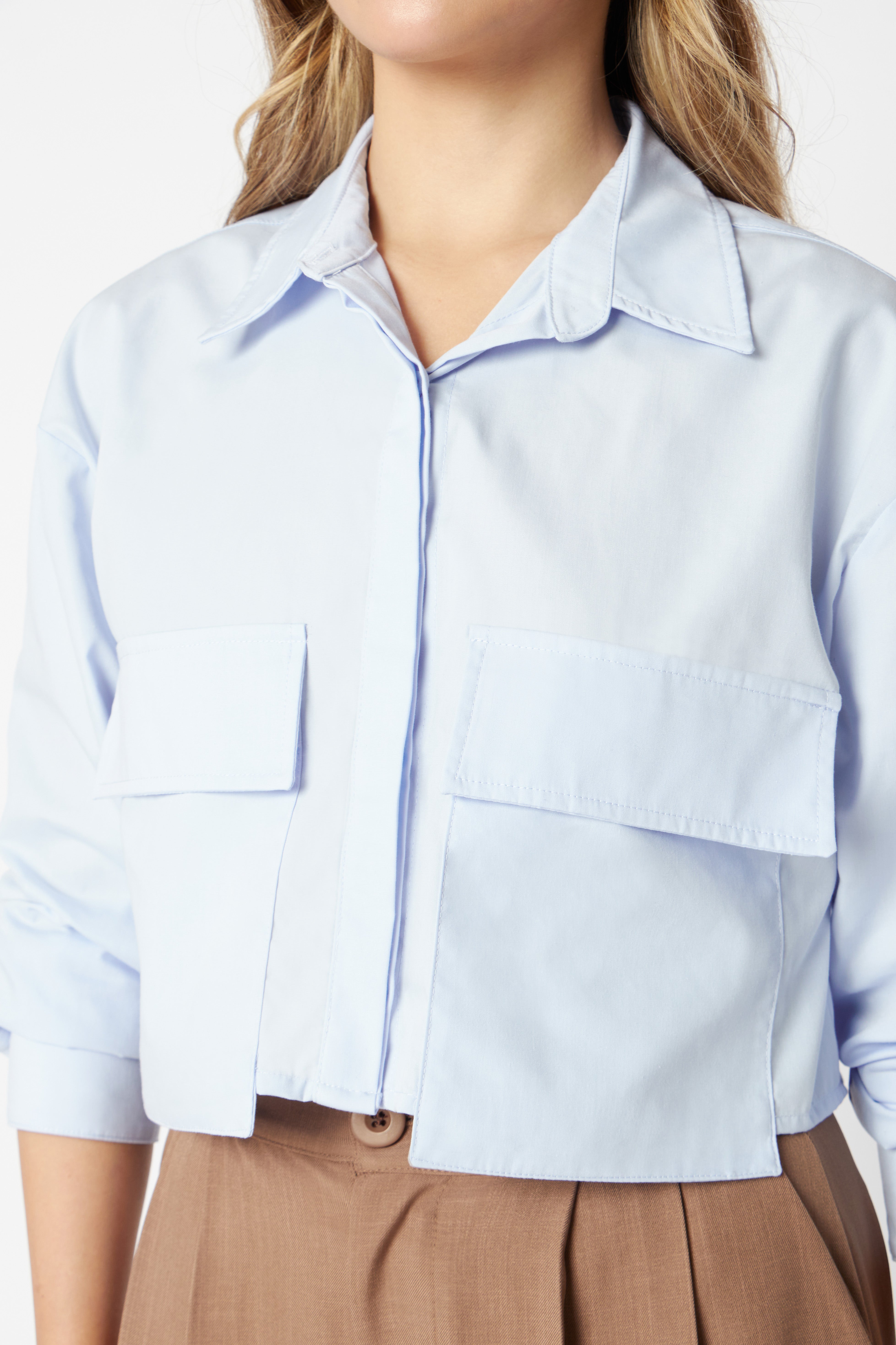 Blusa Claire - Celeste
