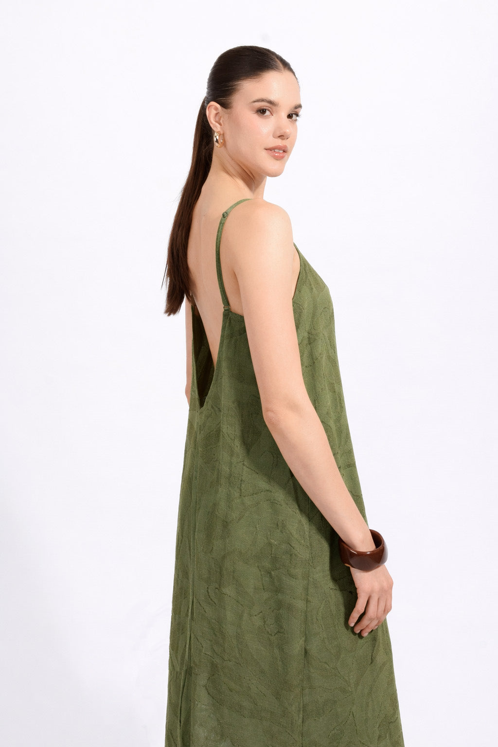 Vestido Tiras - Olivo