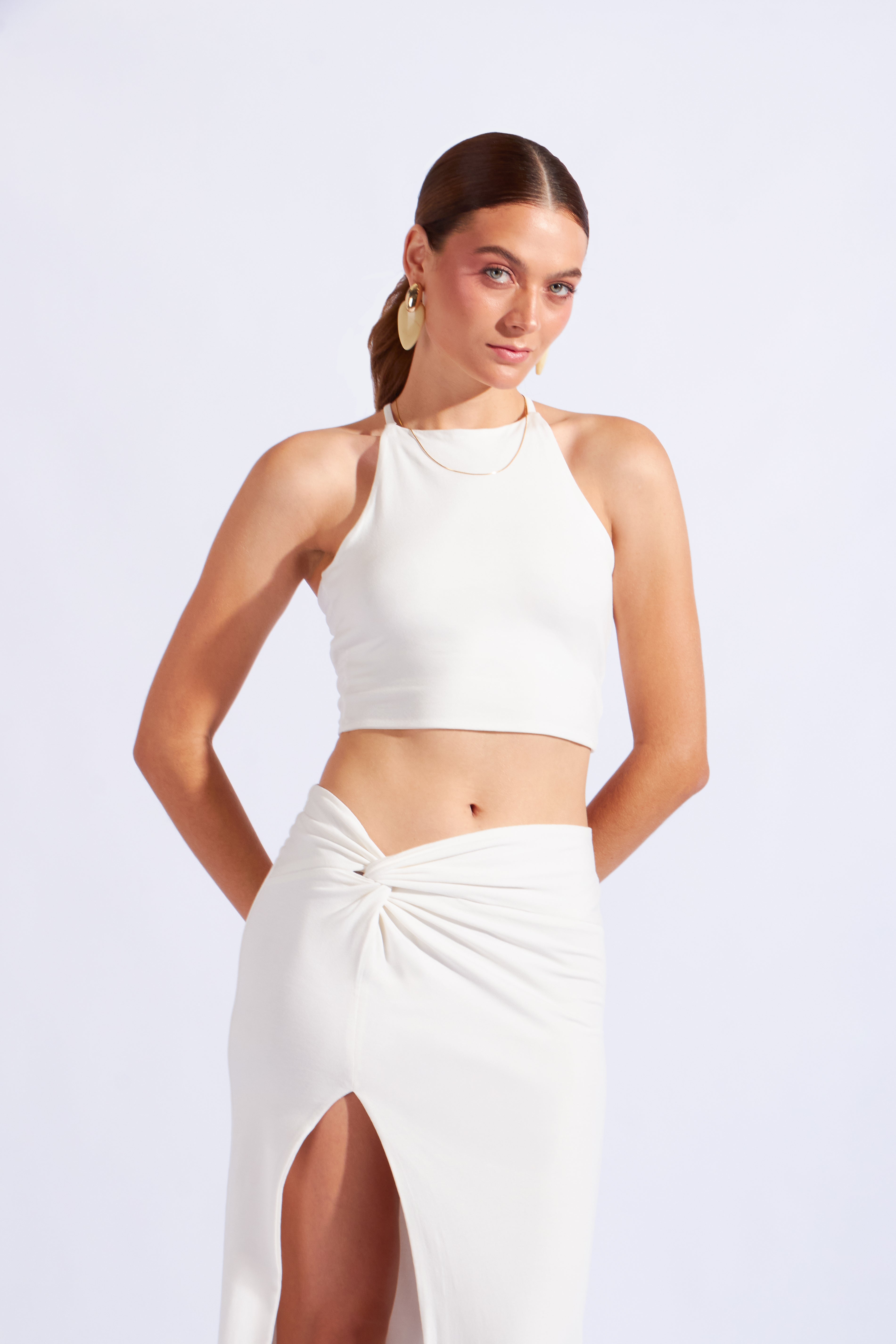 Top Cuello Halter - Perla