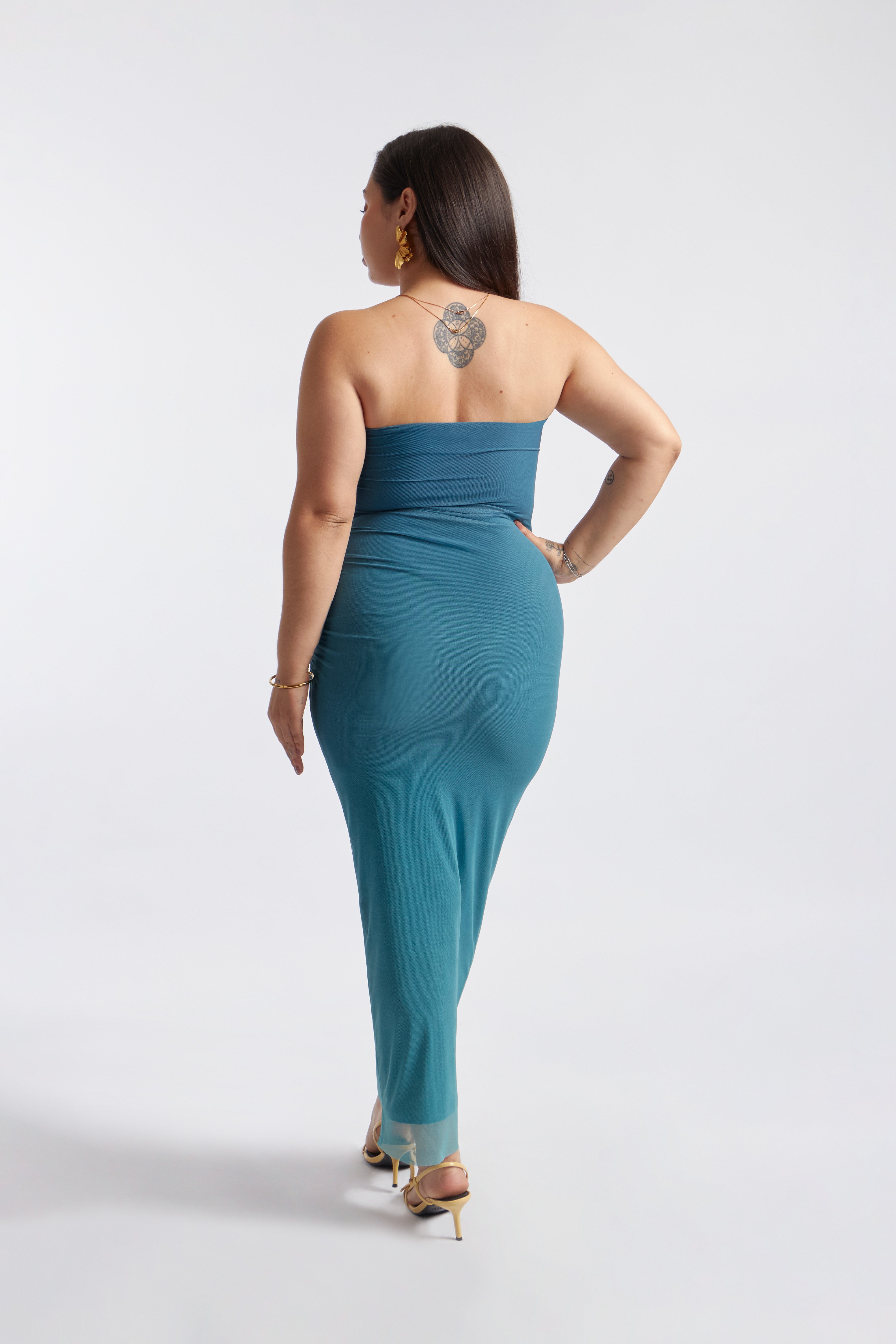 Vestido Capri Ombré - Acero Degradé