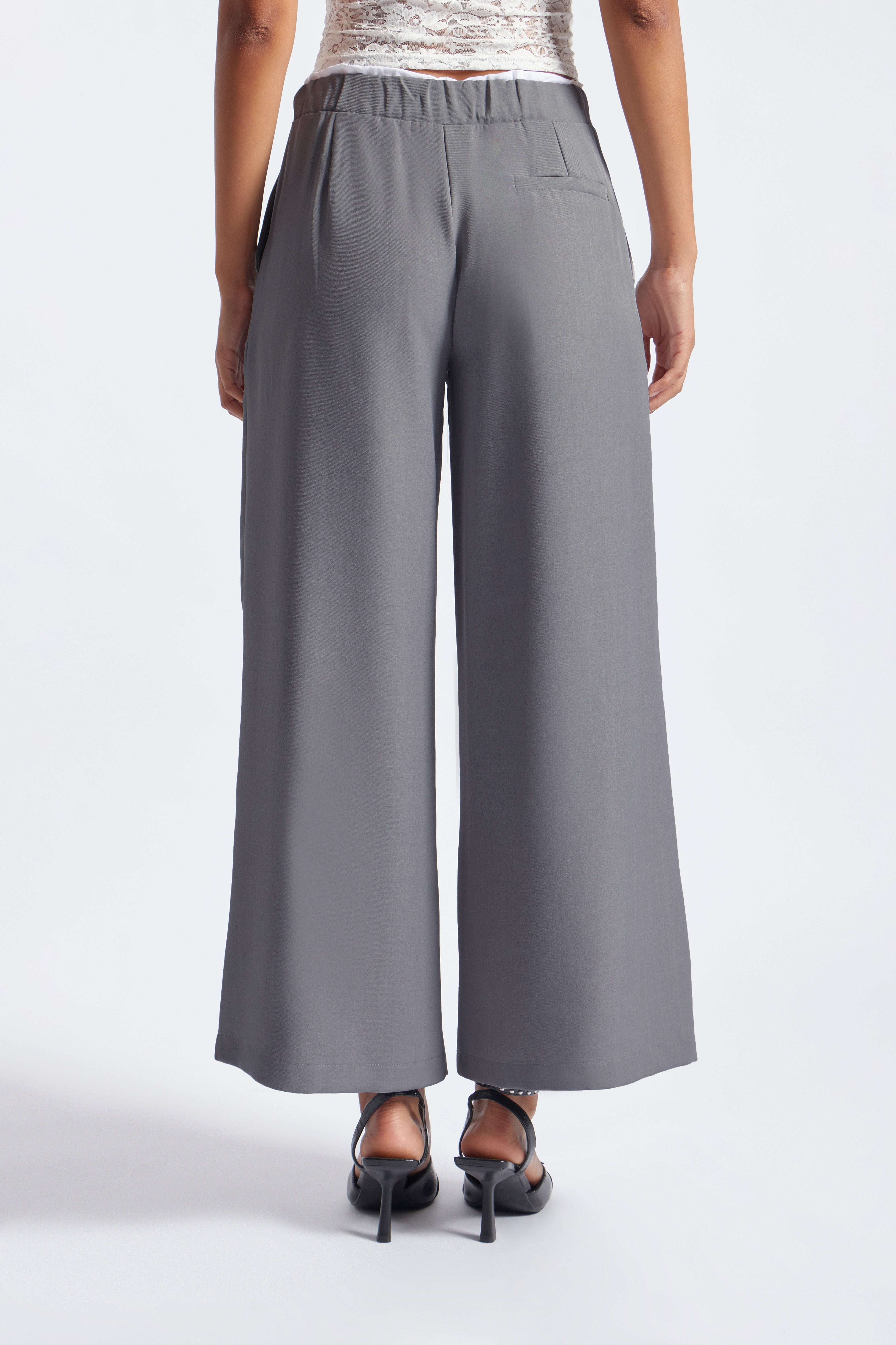 Pantalón Sastrero Pretina - Gris