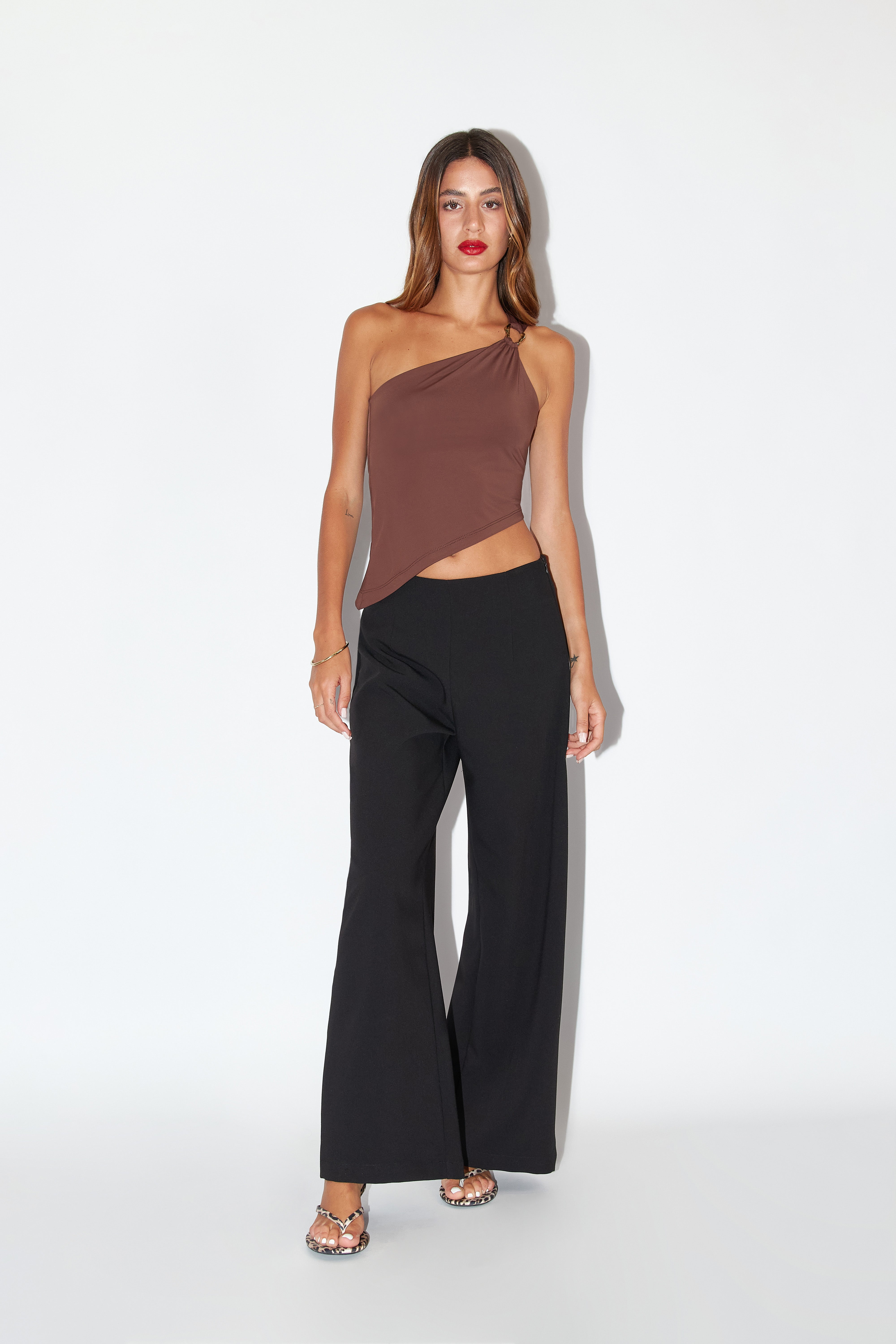 Pantalón Tiro Alto - Negro