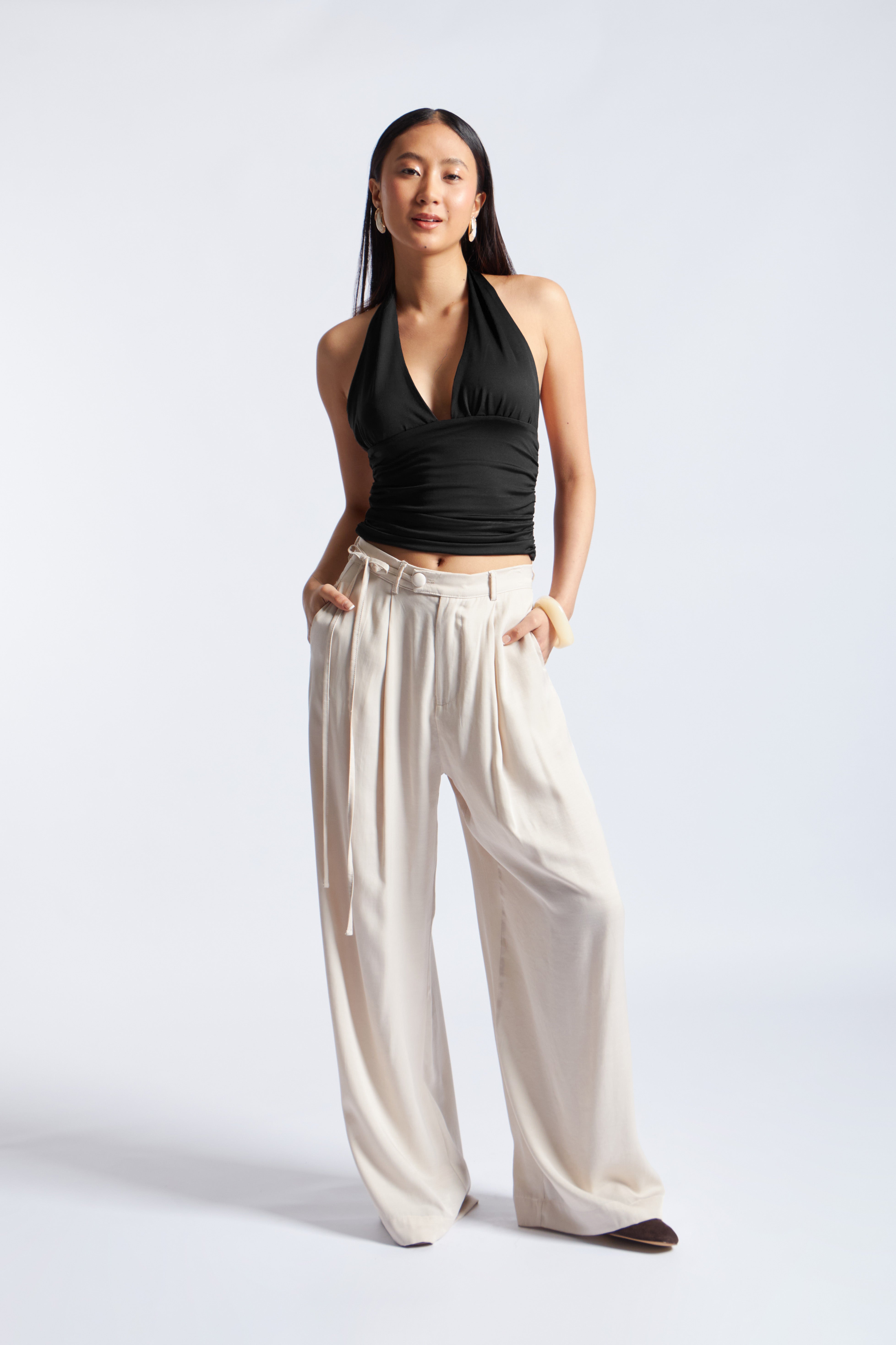 Top Tirantes Halter - Negro