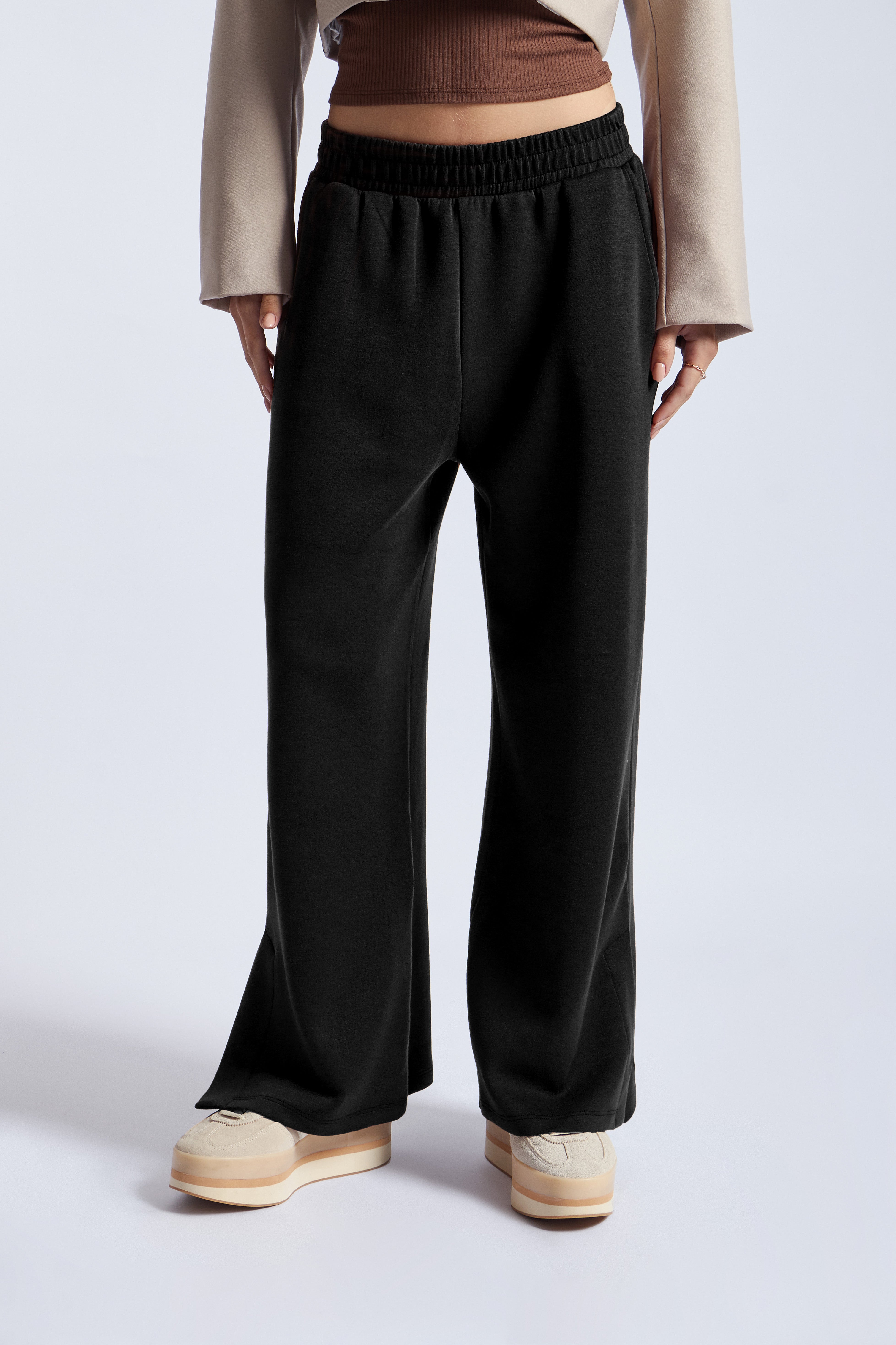 Pantalón Básico Elástico - Negro