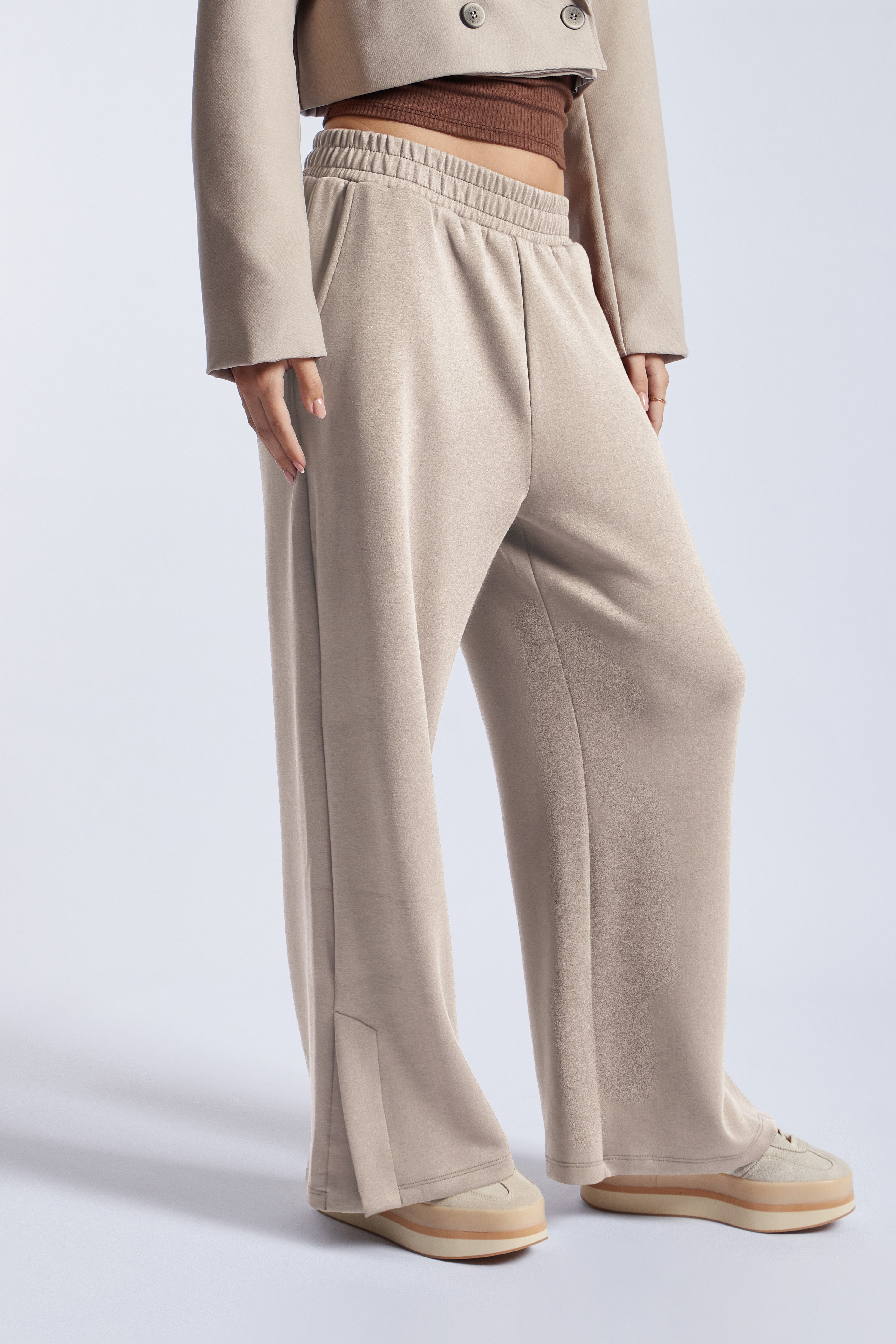 Pantalón Básico Elástico - Arena