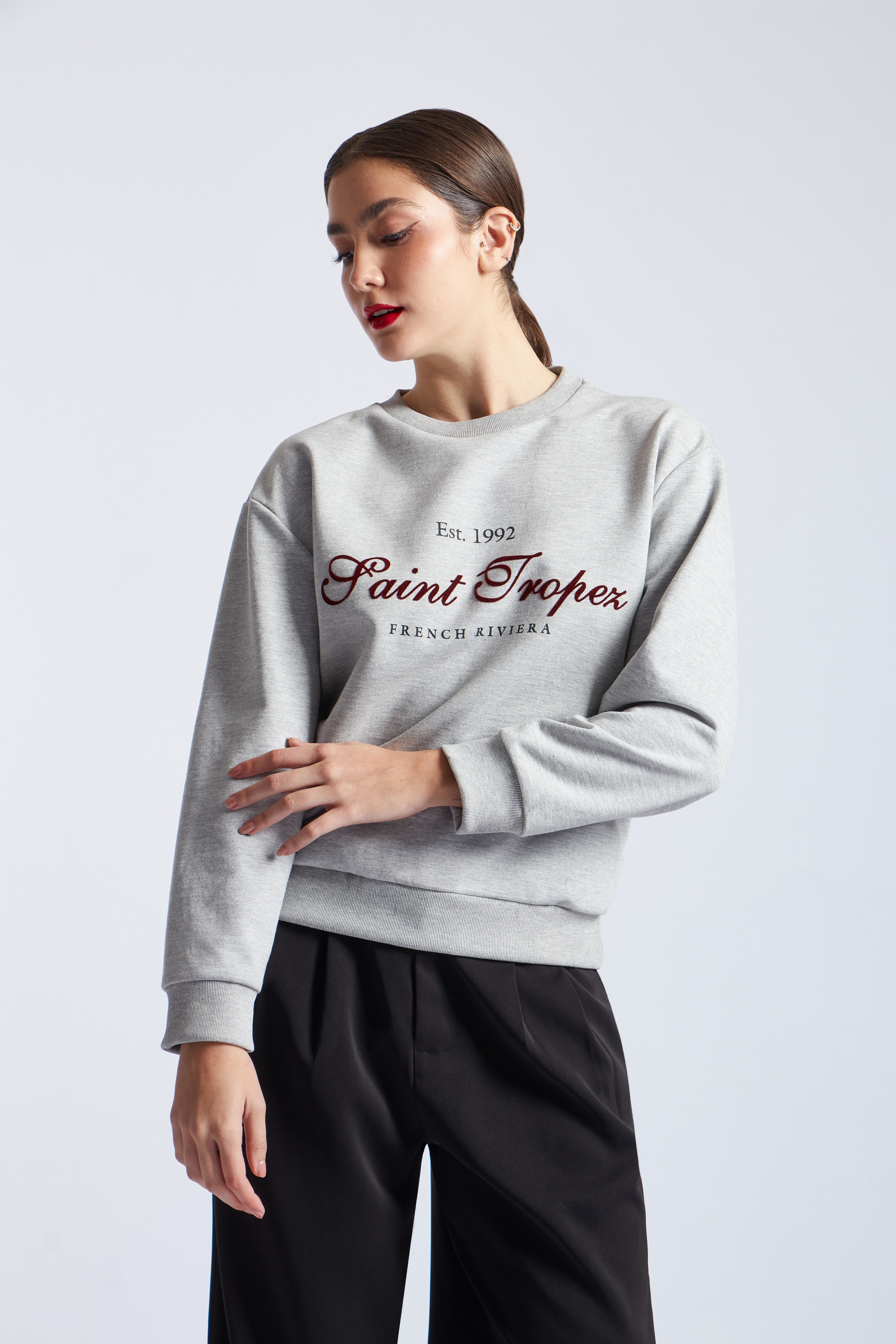Sweatshirt Varsity - Melange