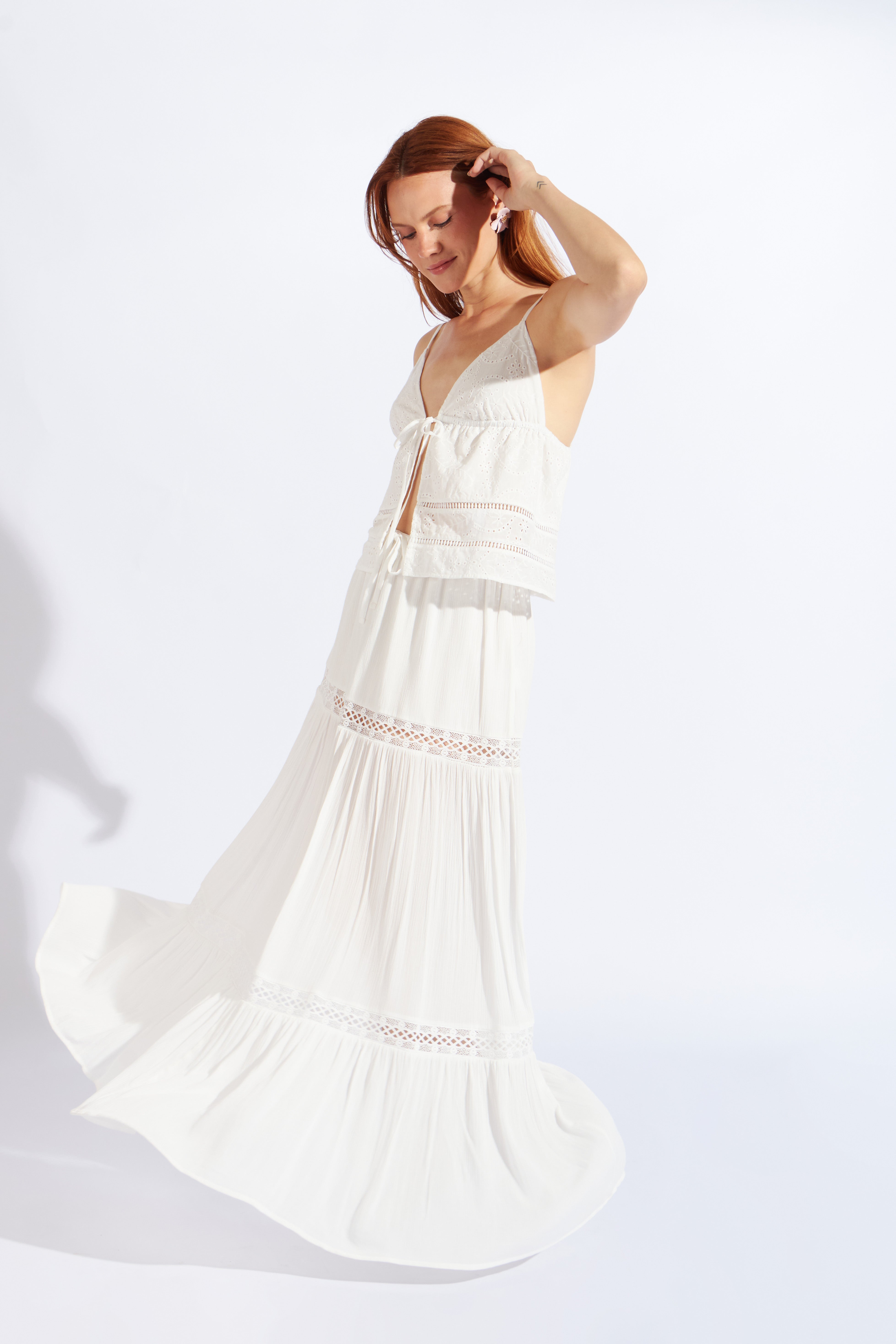 Top Broderie Tiras - Perla