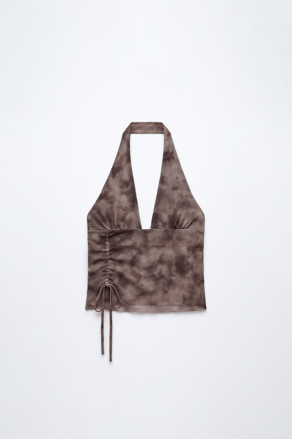 Top Halter Tulle - Chocolate