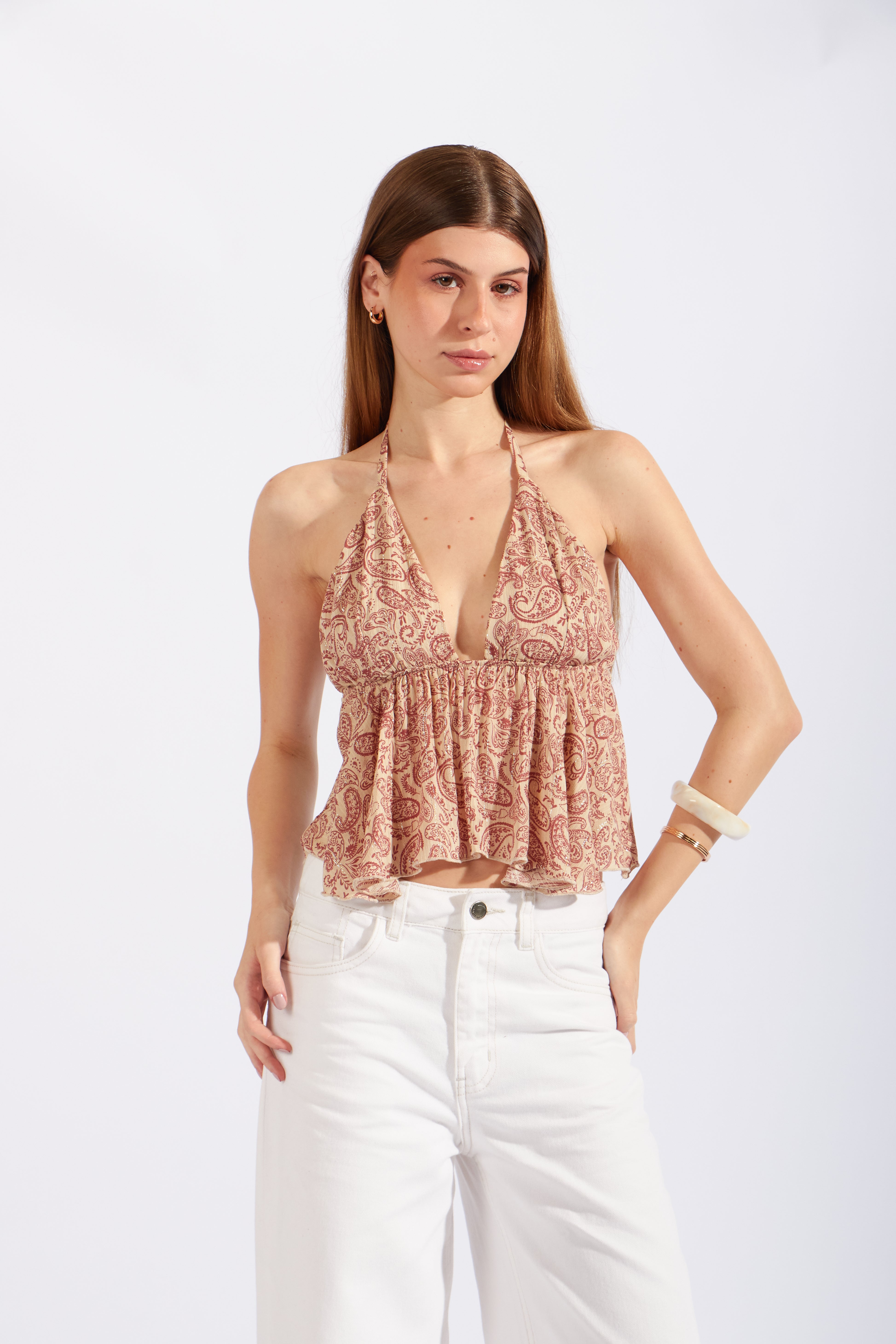 Top Tirantes Gasa - Arena