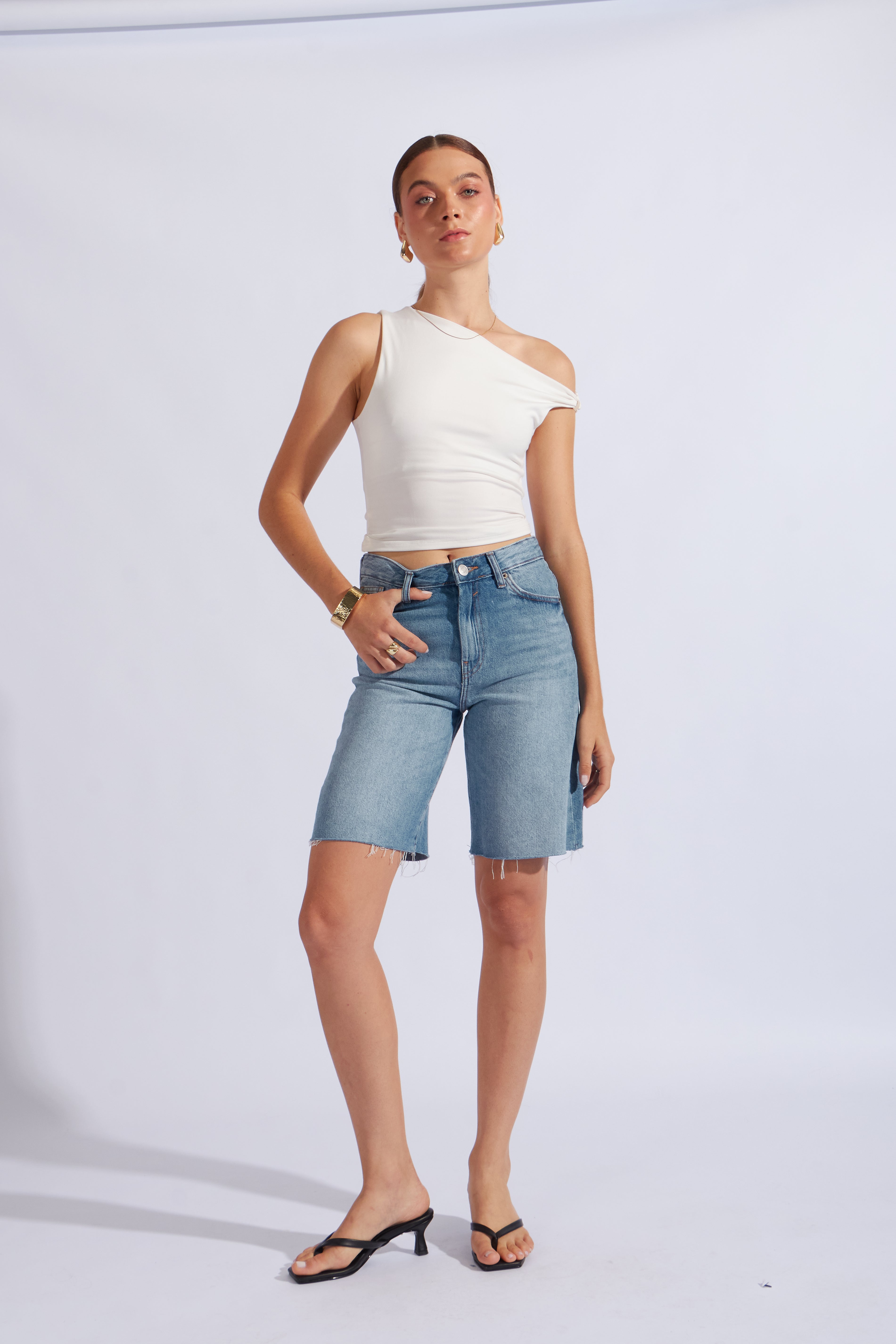 Bermuda Denim - Celeste