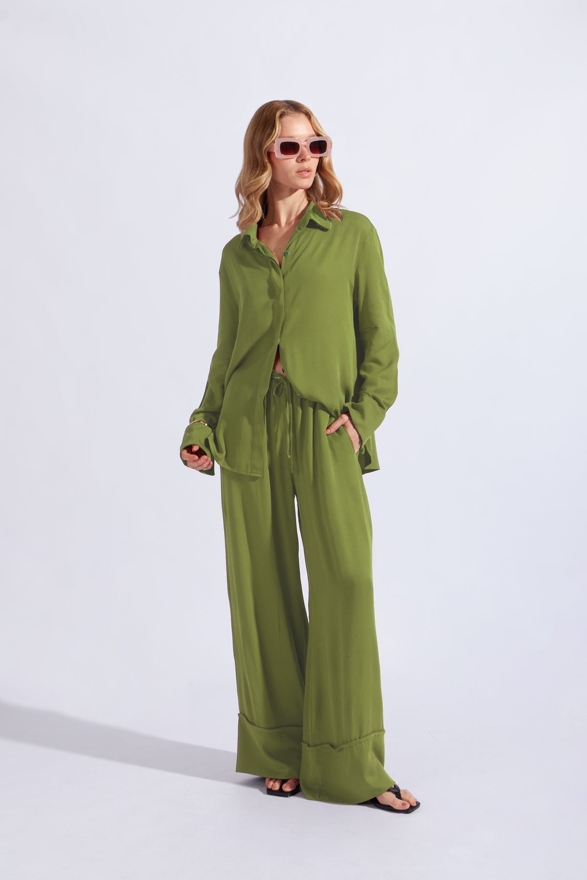 Blusa Manga Larga - Verde