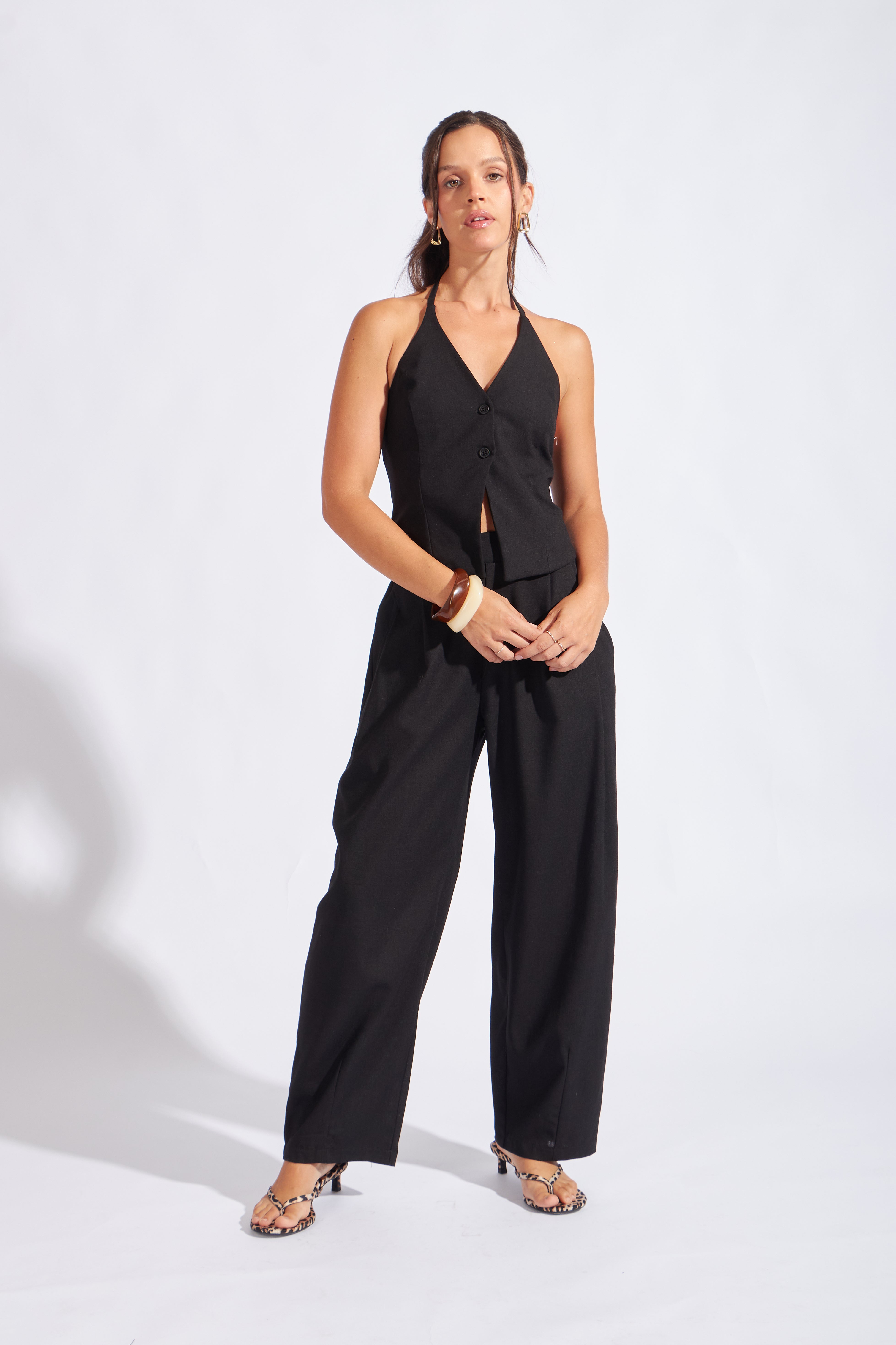 Chaleco con Tirantes - Negro