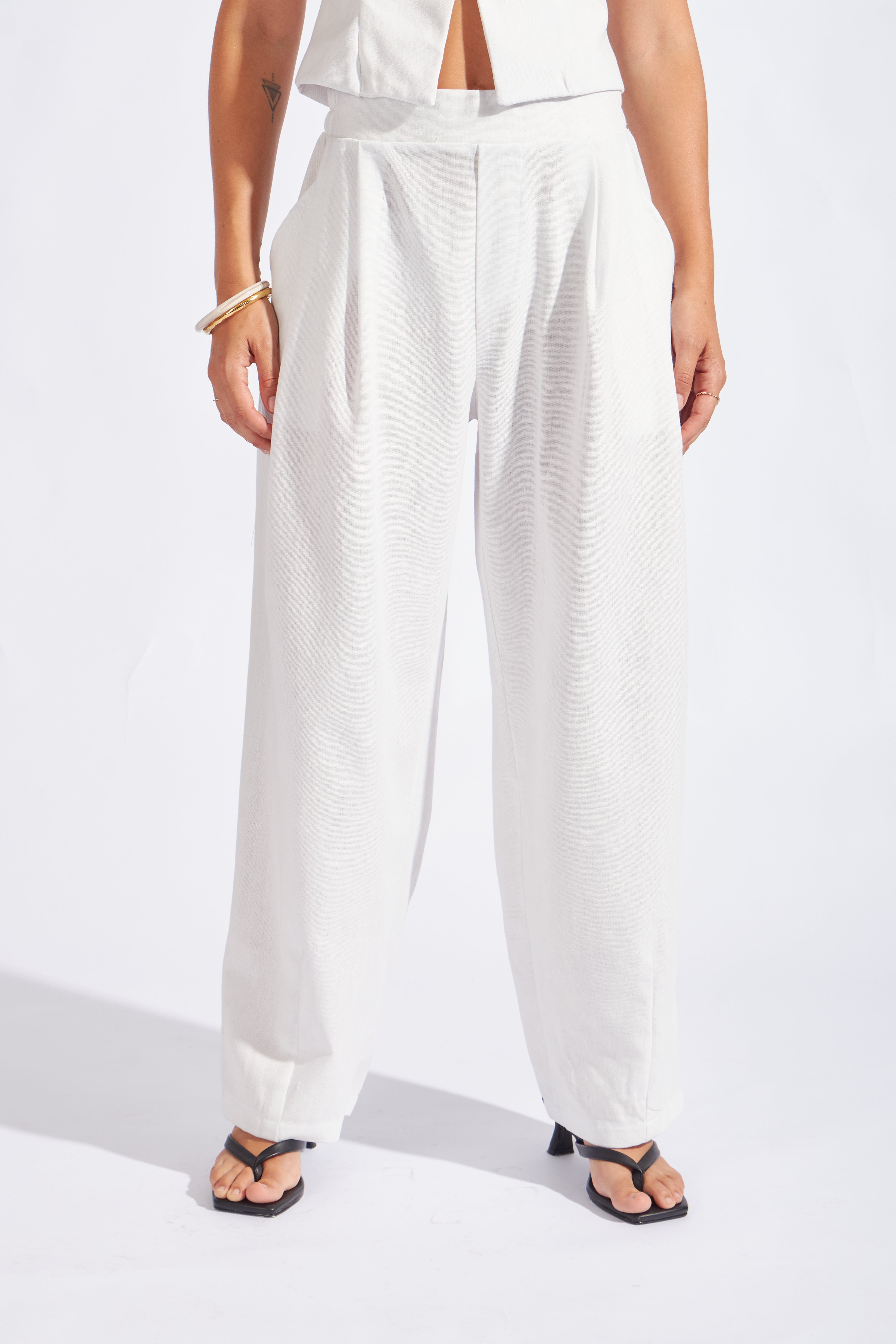 Pantalón Balloon - Perla