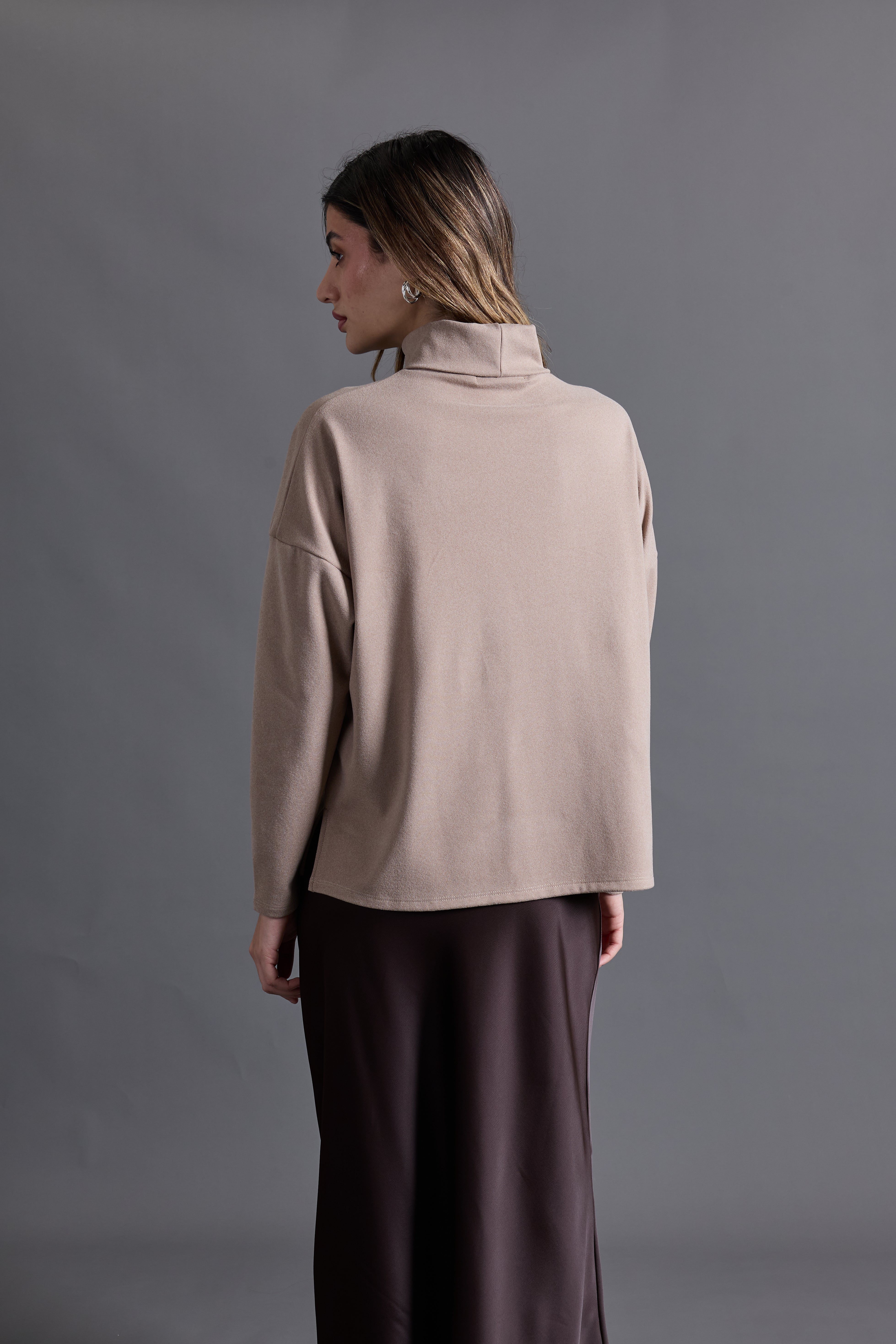Sweater Cuello Alto - Arena