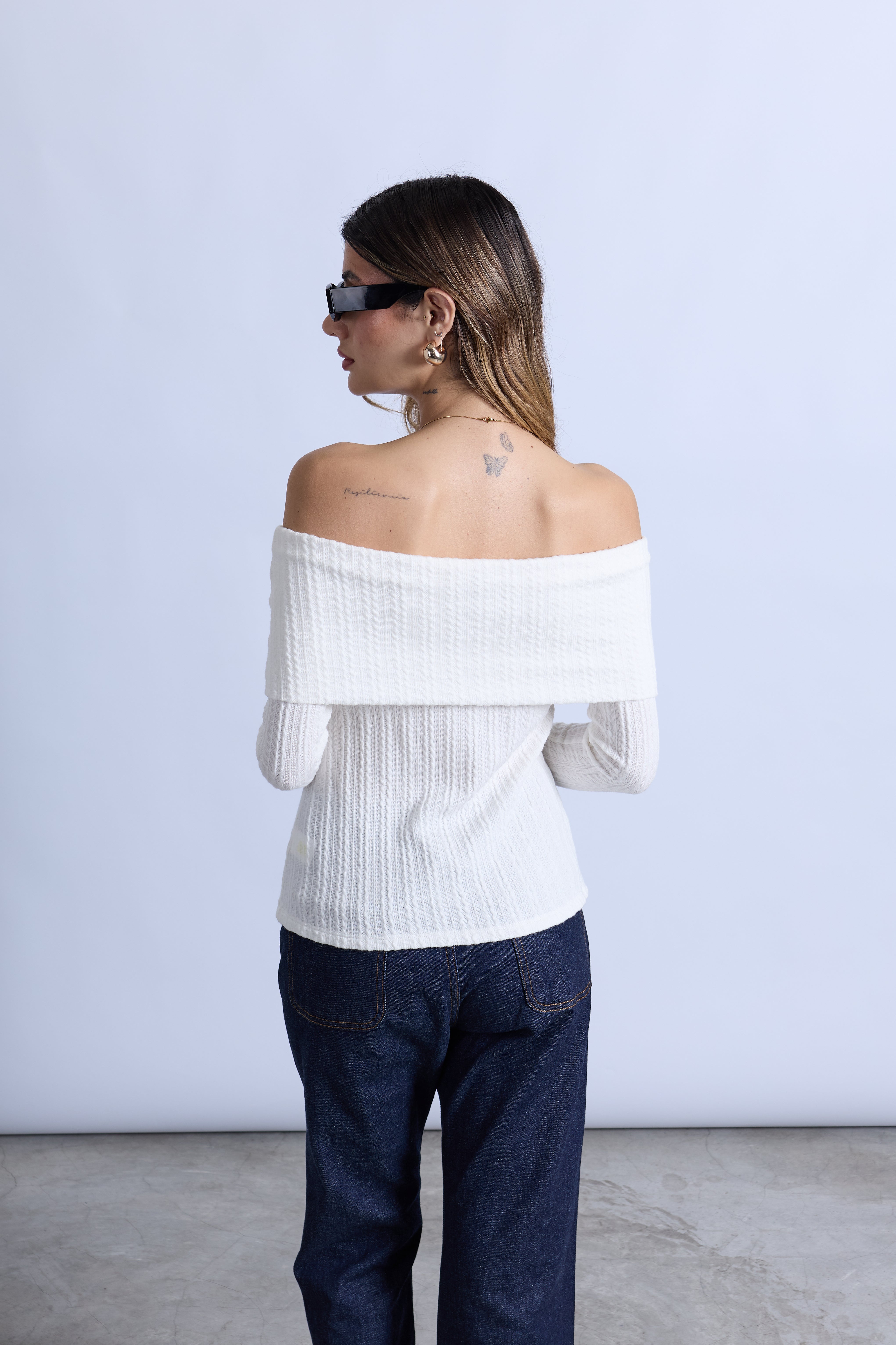 Sweater Off Shoulder - Perla