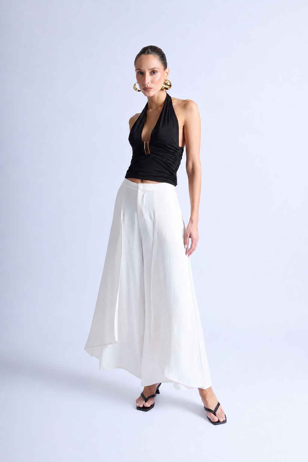Top Halter Luxe - Negro