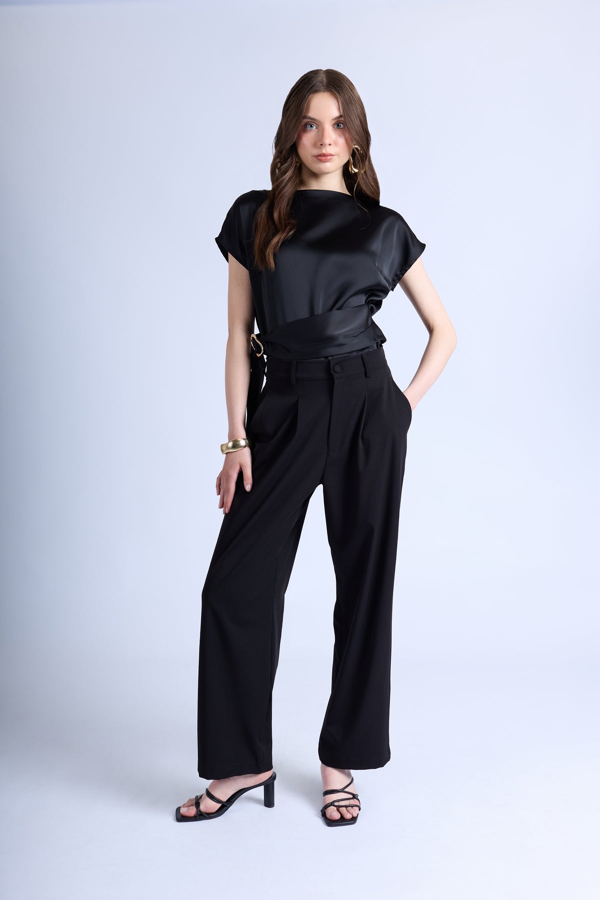 Pantalón Sastre Palazzo - Negro