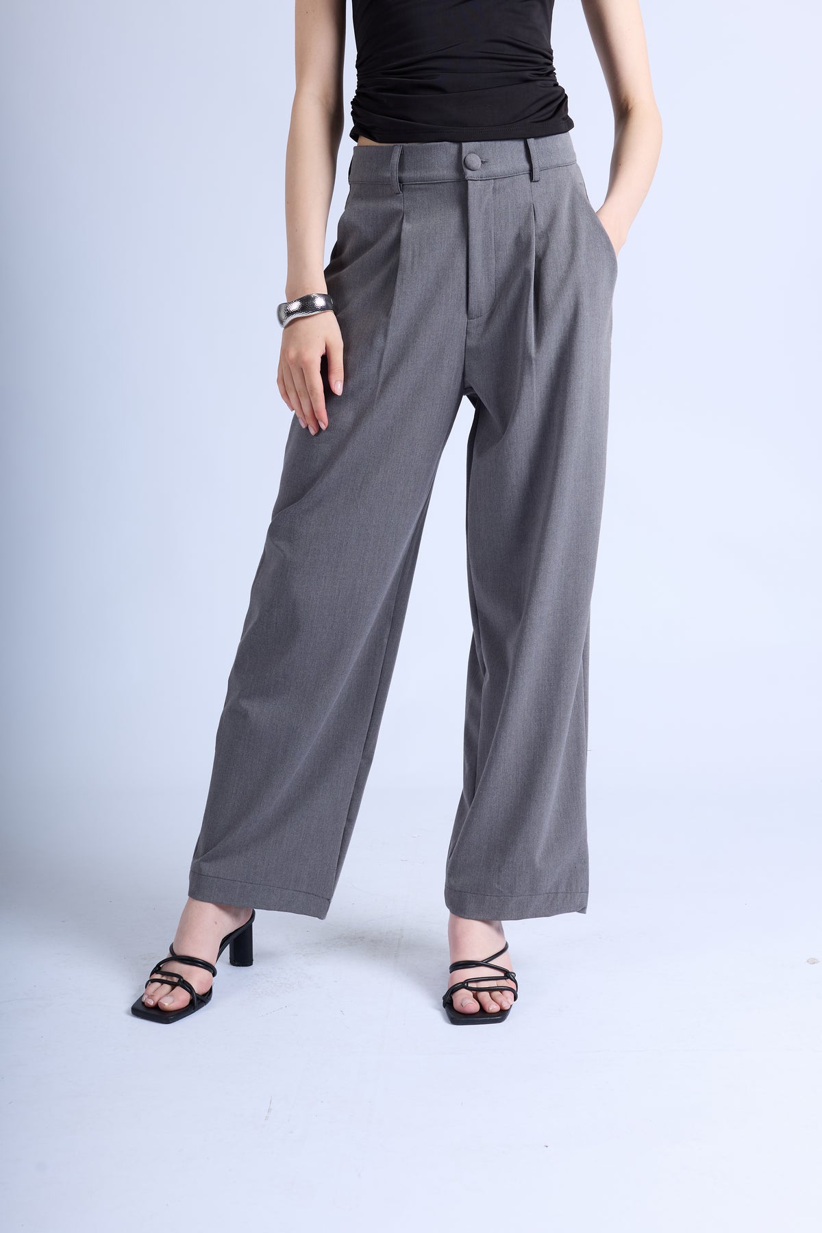 Pantalón Sastre Palazzo - Gris