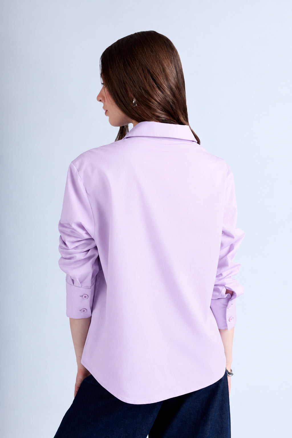 Blusa Oversize Fluida - Lila