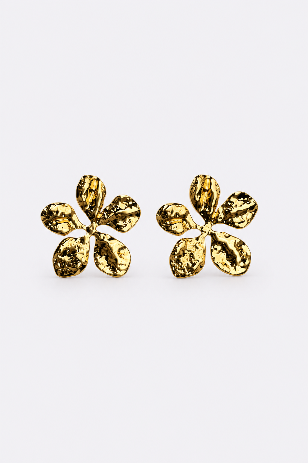 Aretes Flor Textura