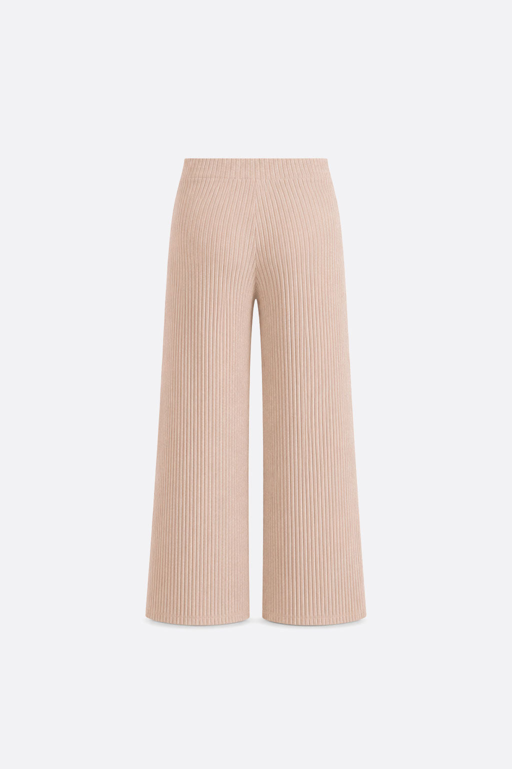 Pantalón Rib Straight - Beige