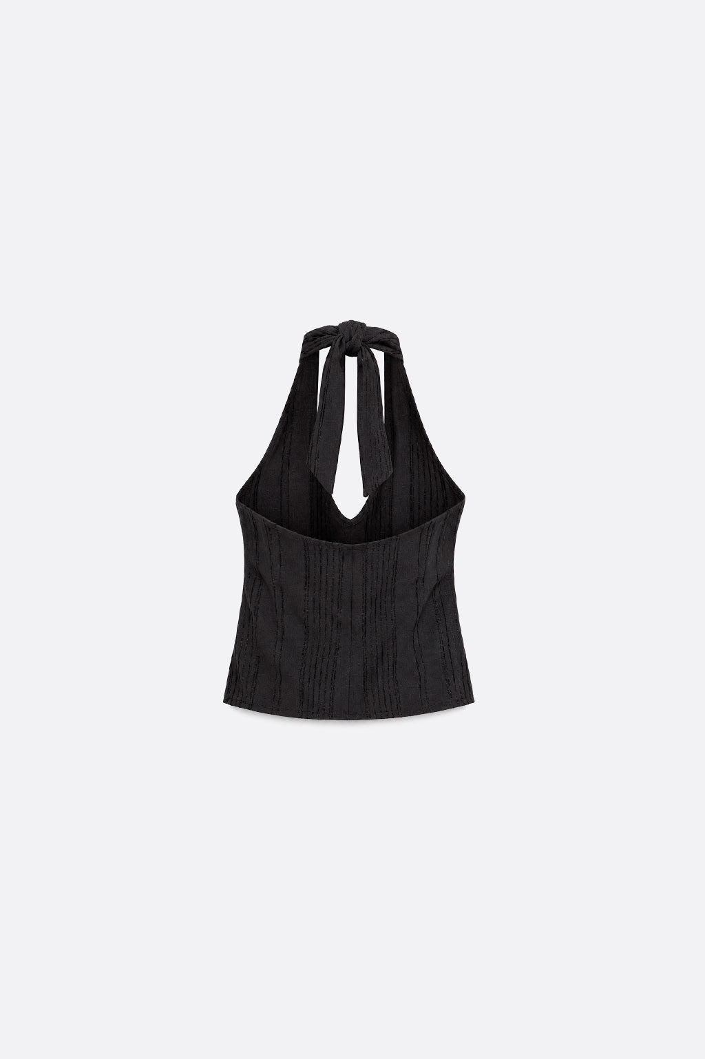 Blusa Cruzada Halter - Negro