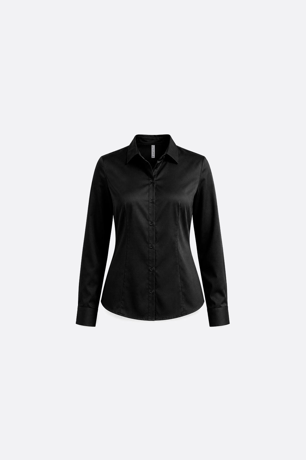 Blusa Satín Luxe - Negro