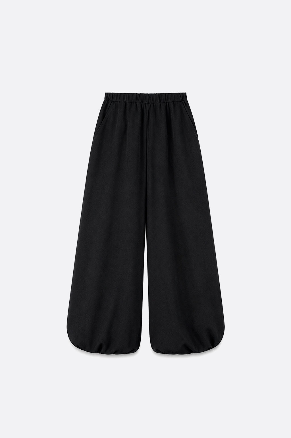 Pantalón Harem Fluido - Negro
