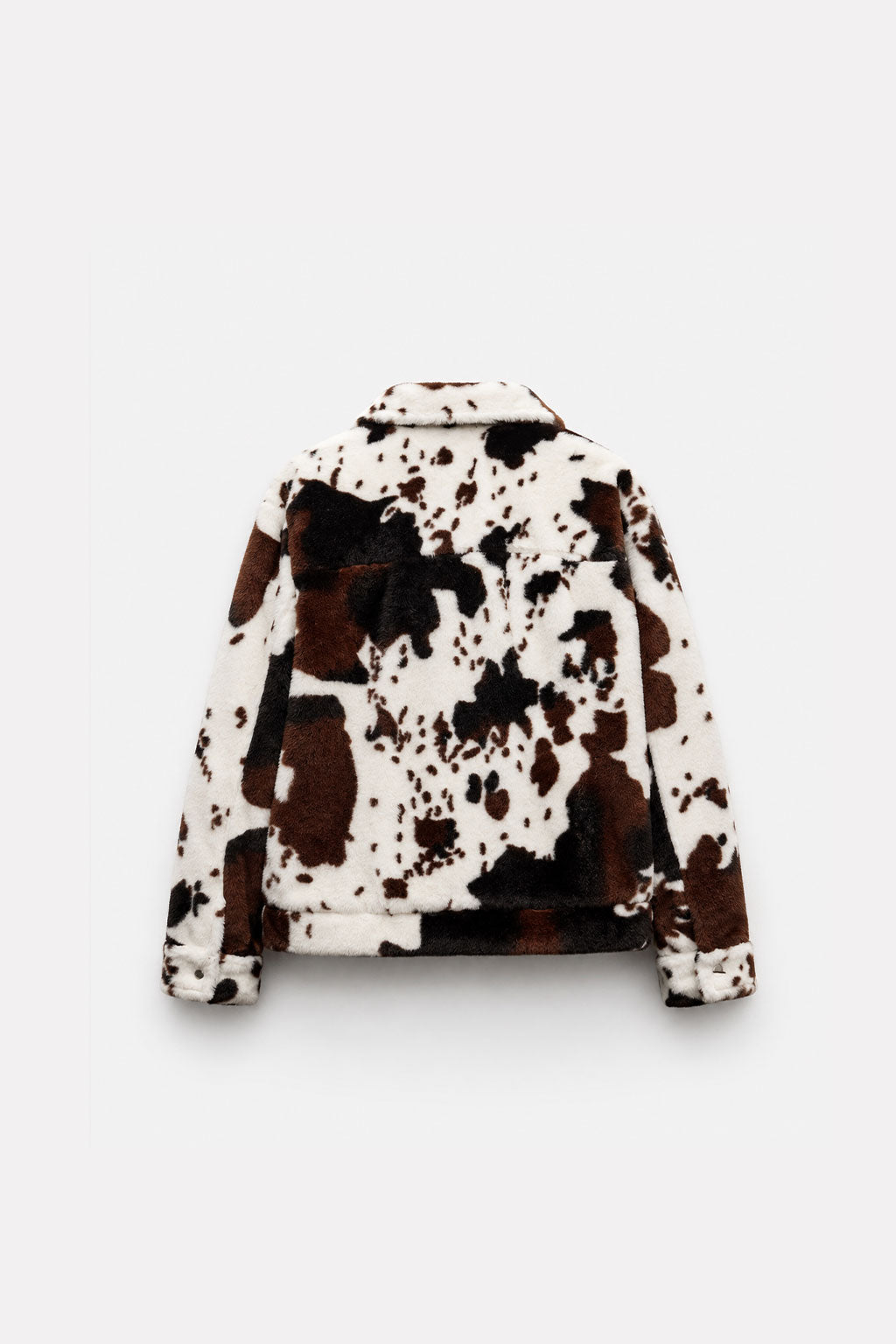 Cazadora Efecto Peluche Cow - Cow print