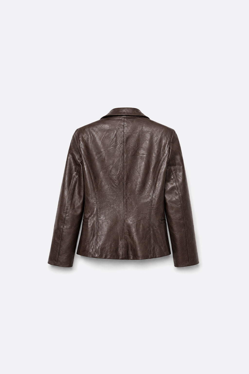 Blazer Leather Slim - Marrón